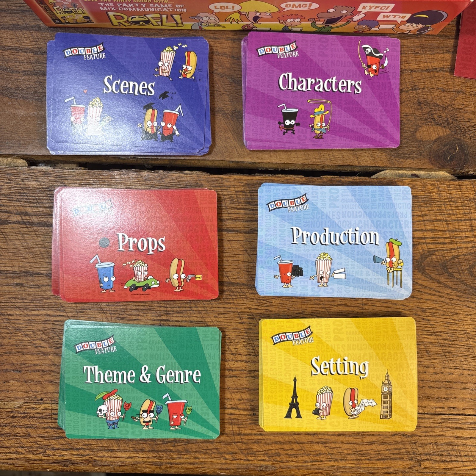 Double Feature Movie Game For Everyone Renegade, ages 10+, 4-10 players