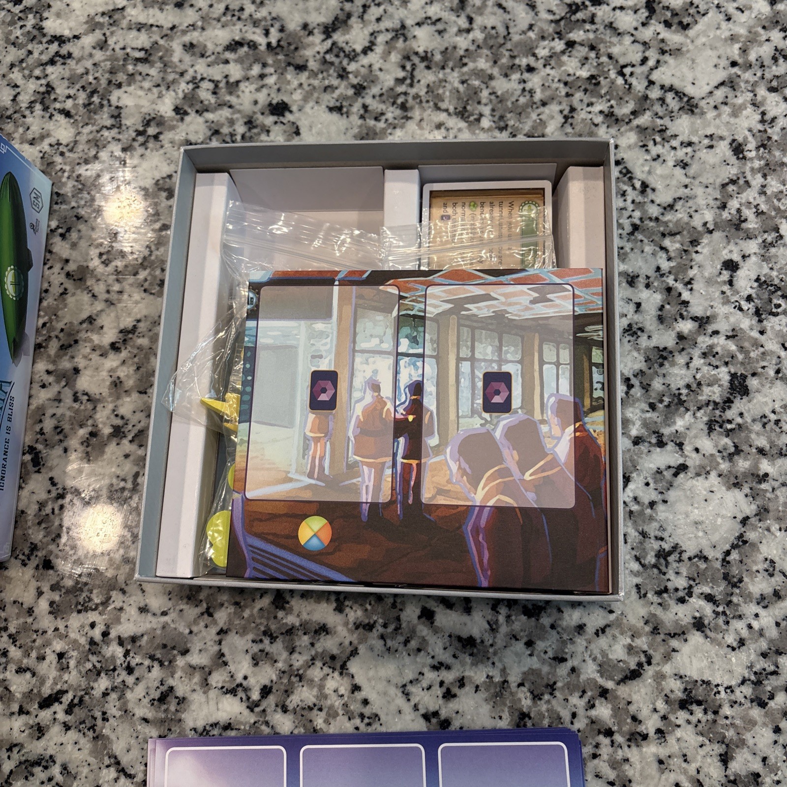 Euphoria Board Game with Ignorance is Bliss Expansion and Game Trayz!