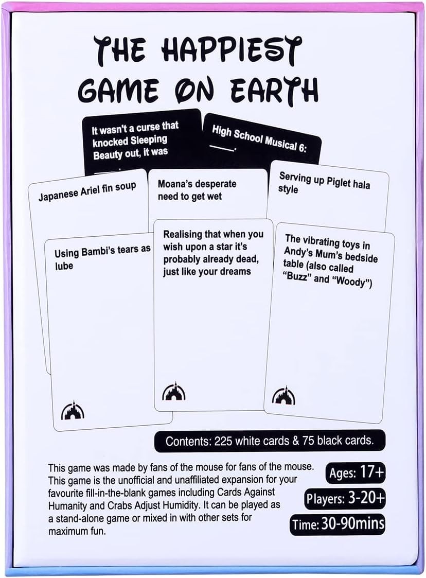 xvuzeqt Party Board Card Game of The Happiest ON 3 inches x 5.5