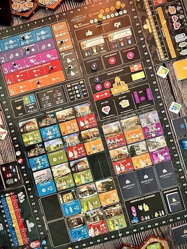 Hegemony Board Game Asymmetric Politico Economic Strategy for 2 to 4 Players