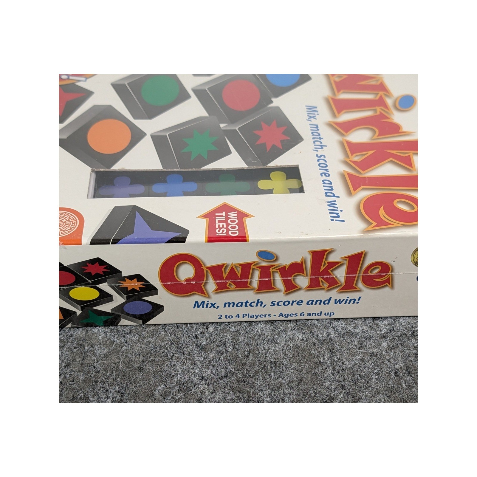 MindWare Qwirkle Board Game Wood Tiles New Sealed Family Strategy Game Ages 6+