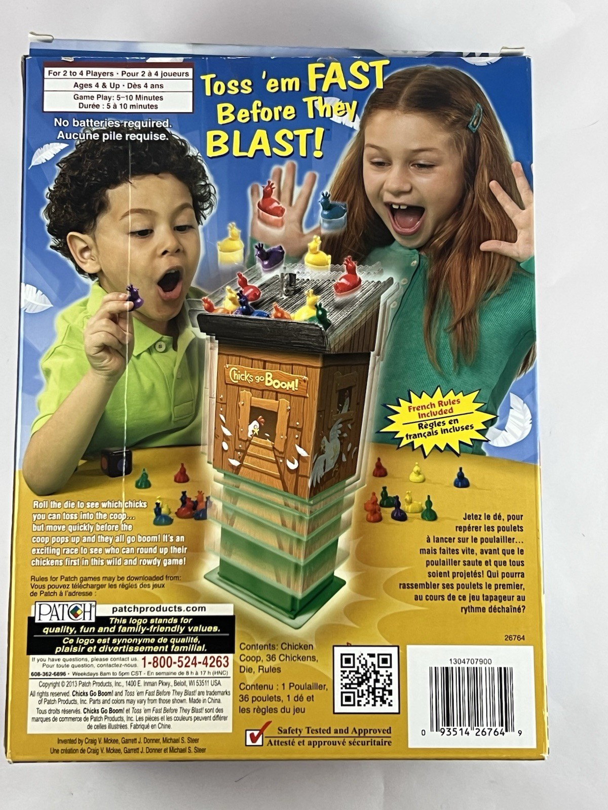 Chicks Go Boom Game, Complete, Patch Products