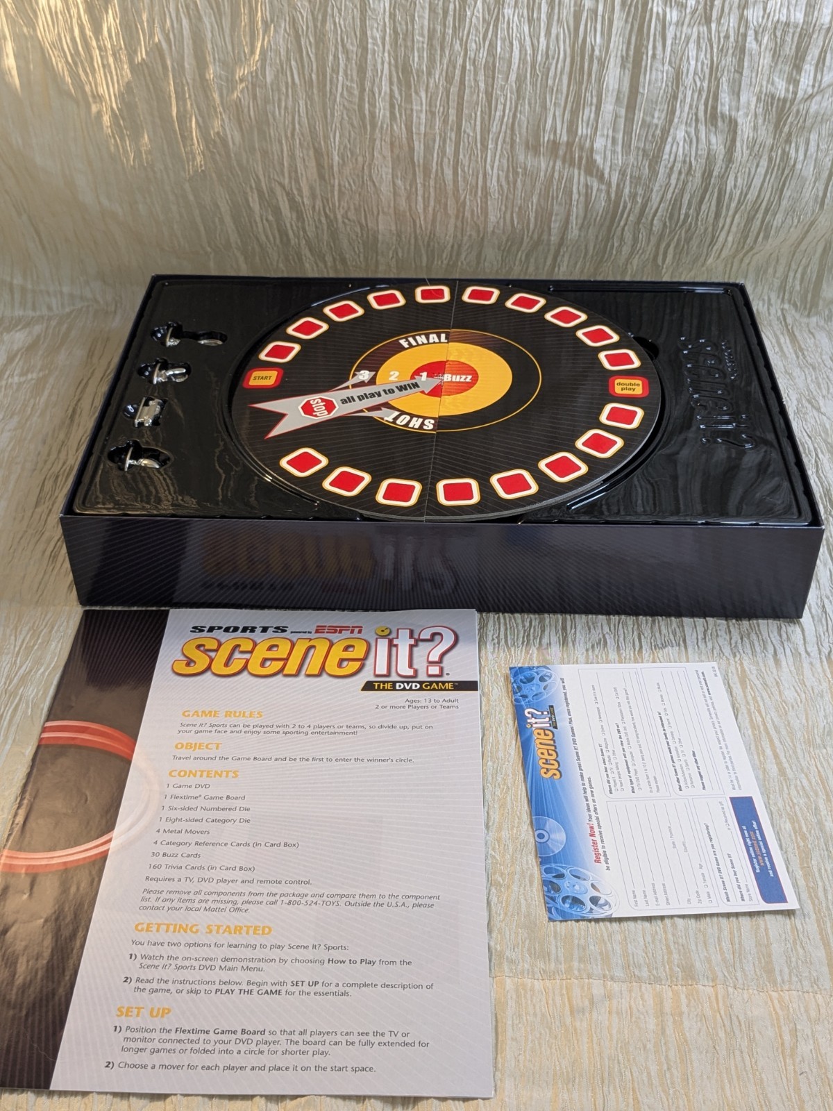 Complete SCENE IT? SPORTS Powered by ESPN The DVD Game Sports Trivia NFL NHL NBA