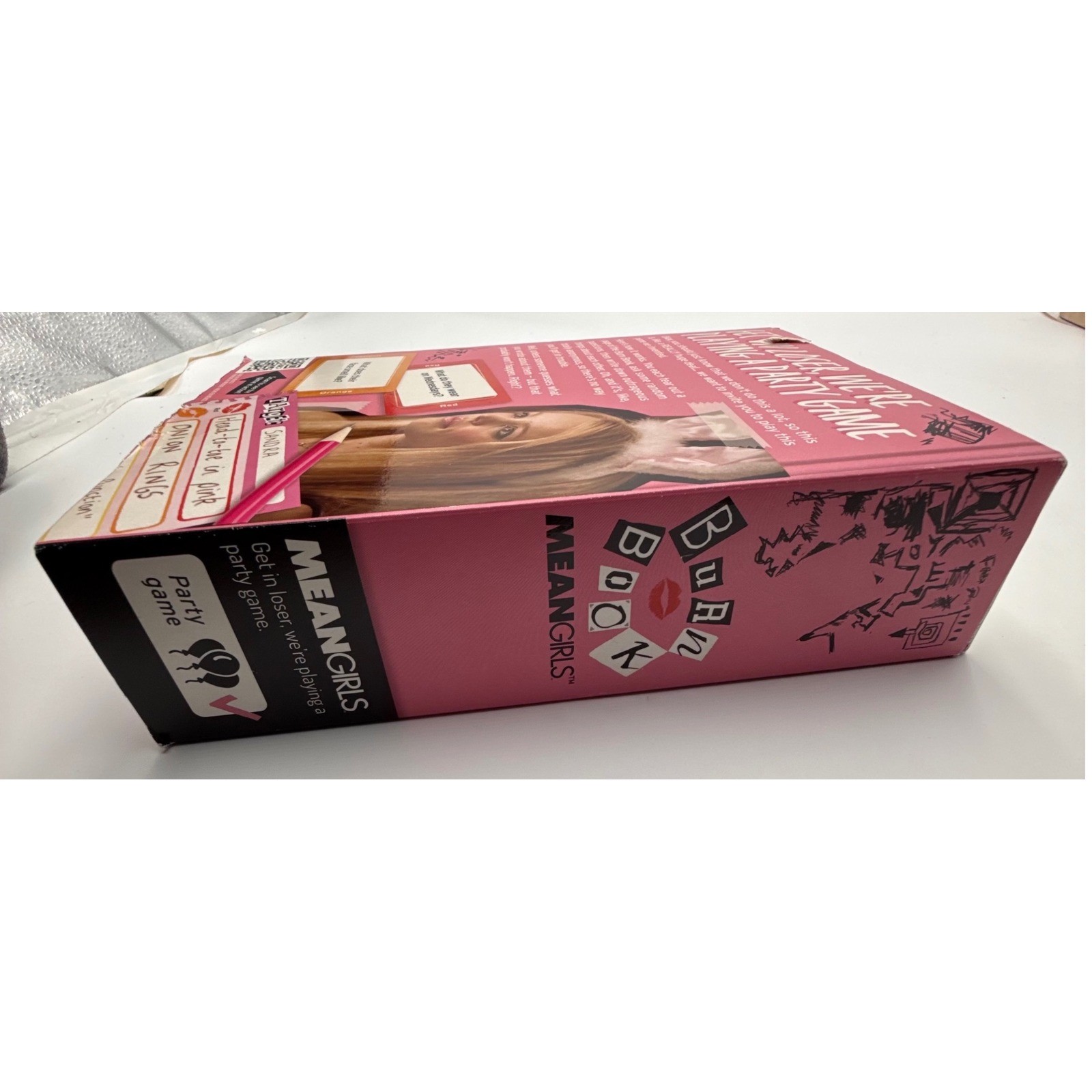 Mean Girls The Party Game Burn Book Big Potato Games 2021 Movie Trivia Pink Box