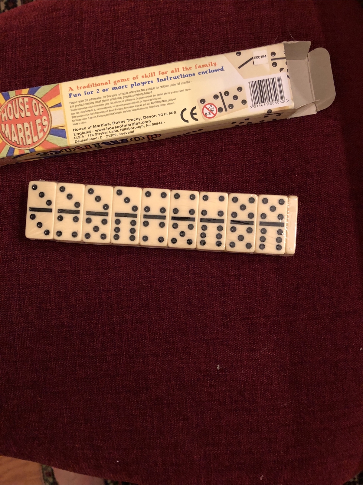 House Of Marbles DOMINOES Classic Family Game – New