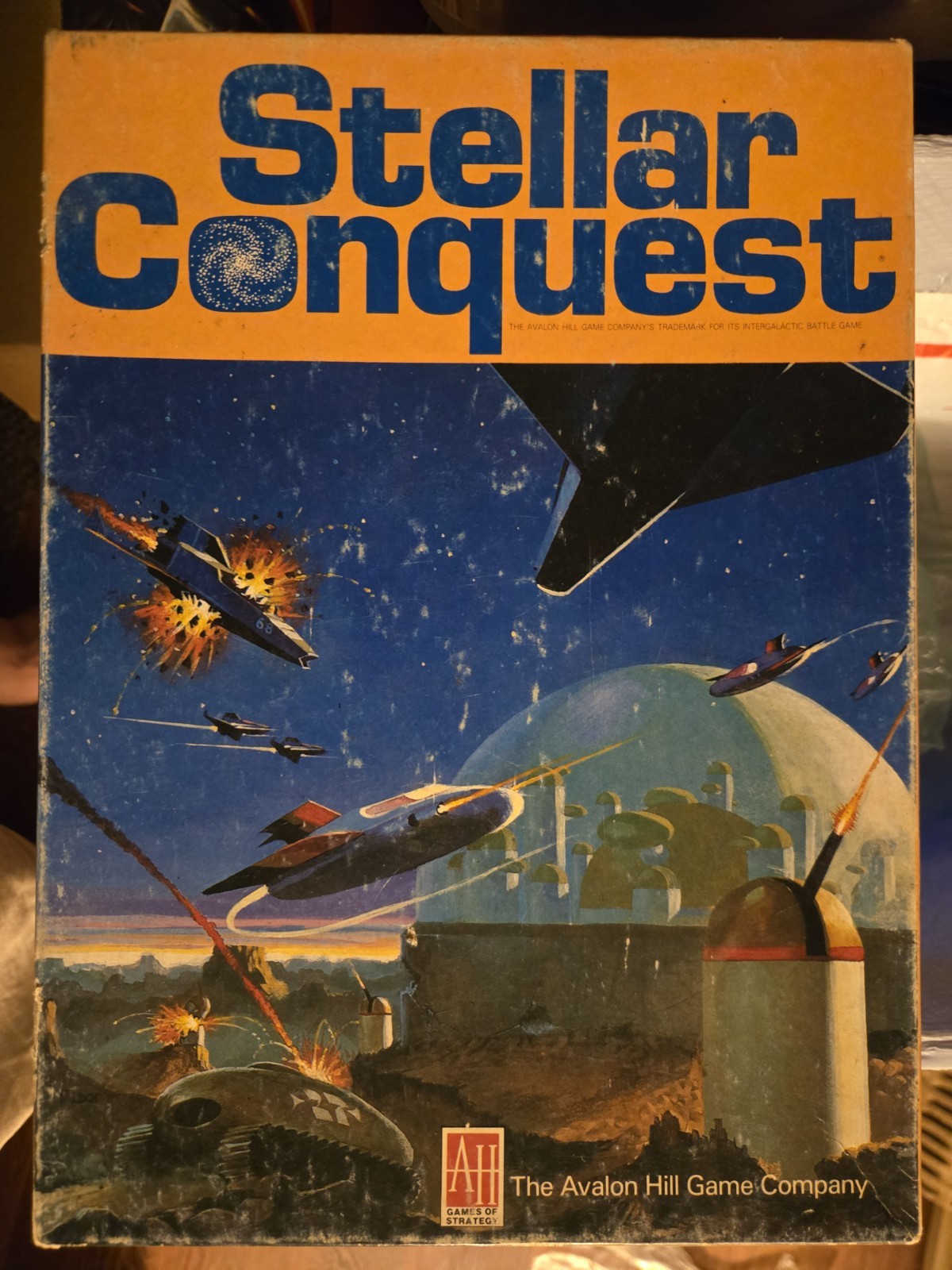 Vintage Stellar Conquest Board Game 1984 Avalon Hill Space Strategy Sci-Fi USA