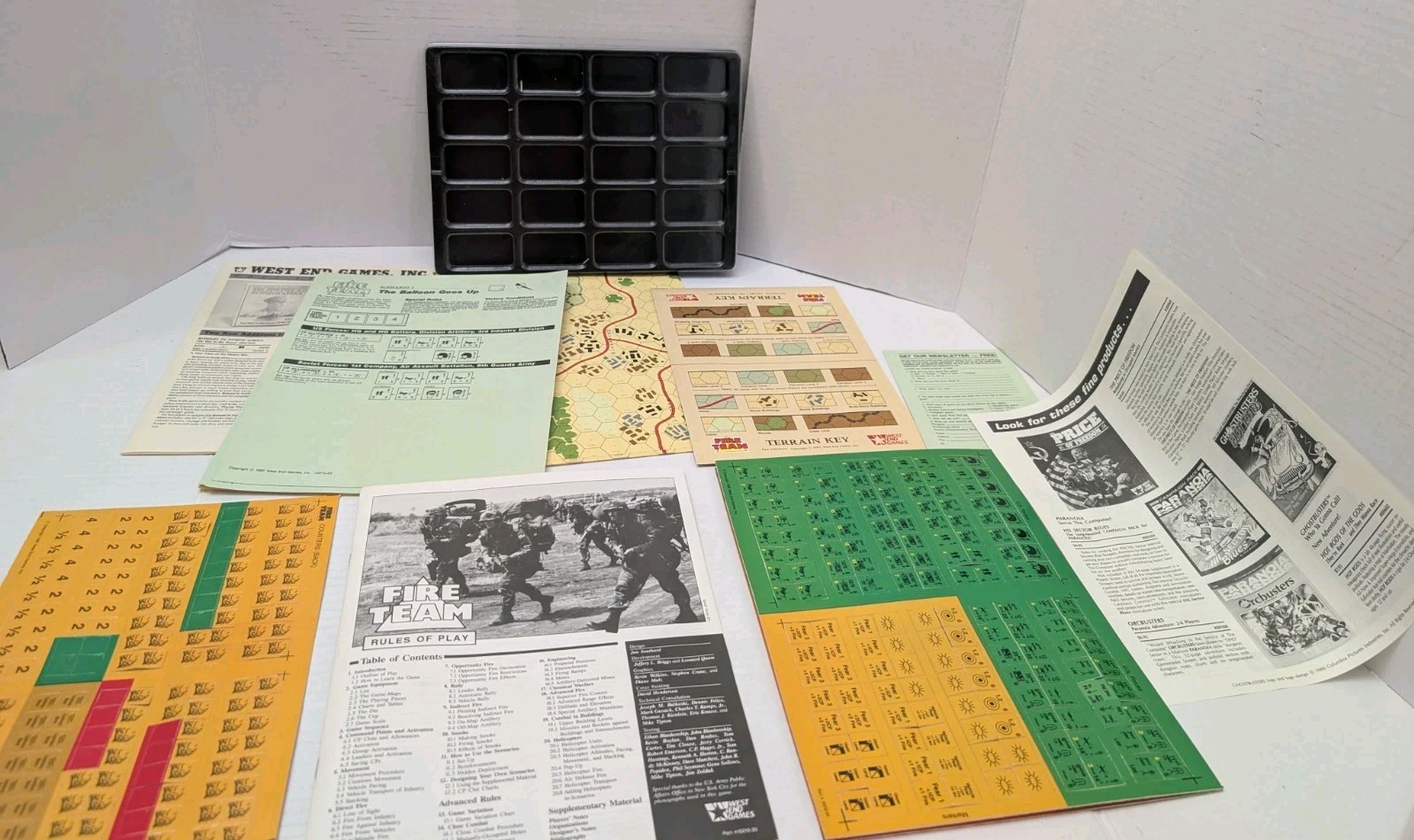 West End Games Fire Team Modern Squad Level Command