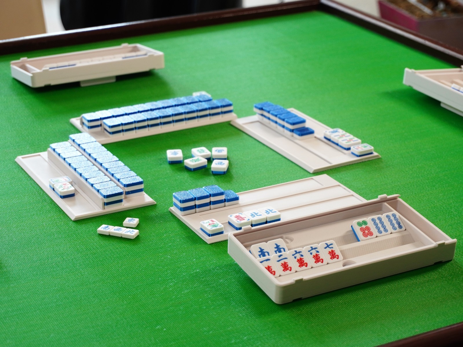 Travel Vietnamese Mahjong 160 Set / Mạt Chược / Mat Chuoc (Green)