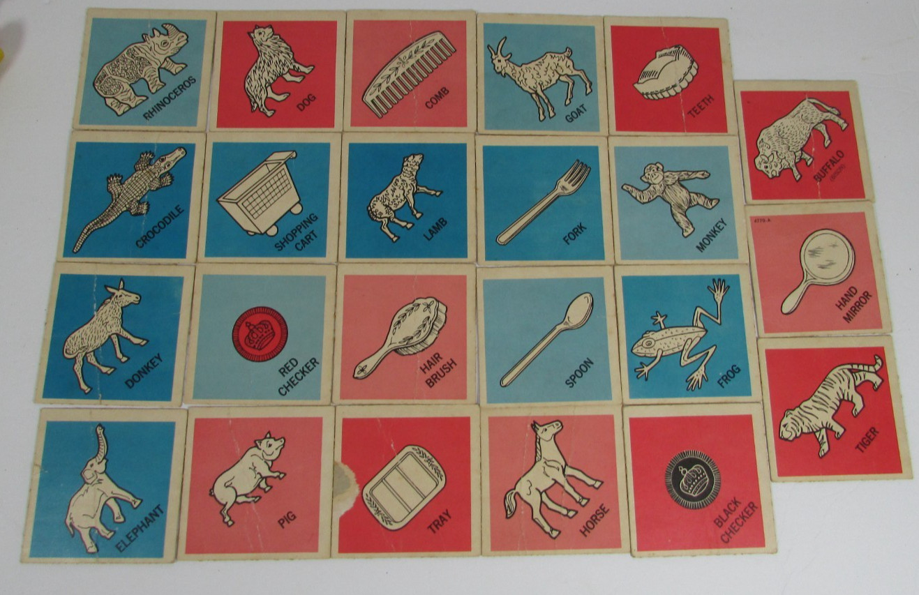 Vintage Feeley Meeley Board Game Milton Bradley 1967 Grab Box Incomplete