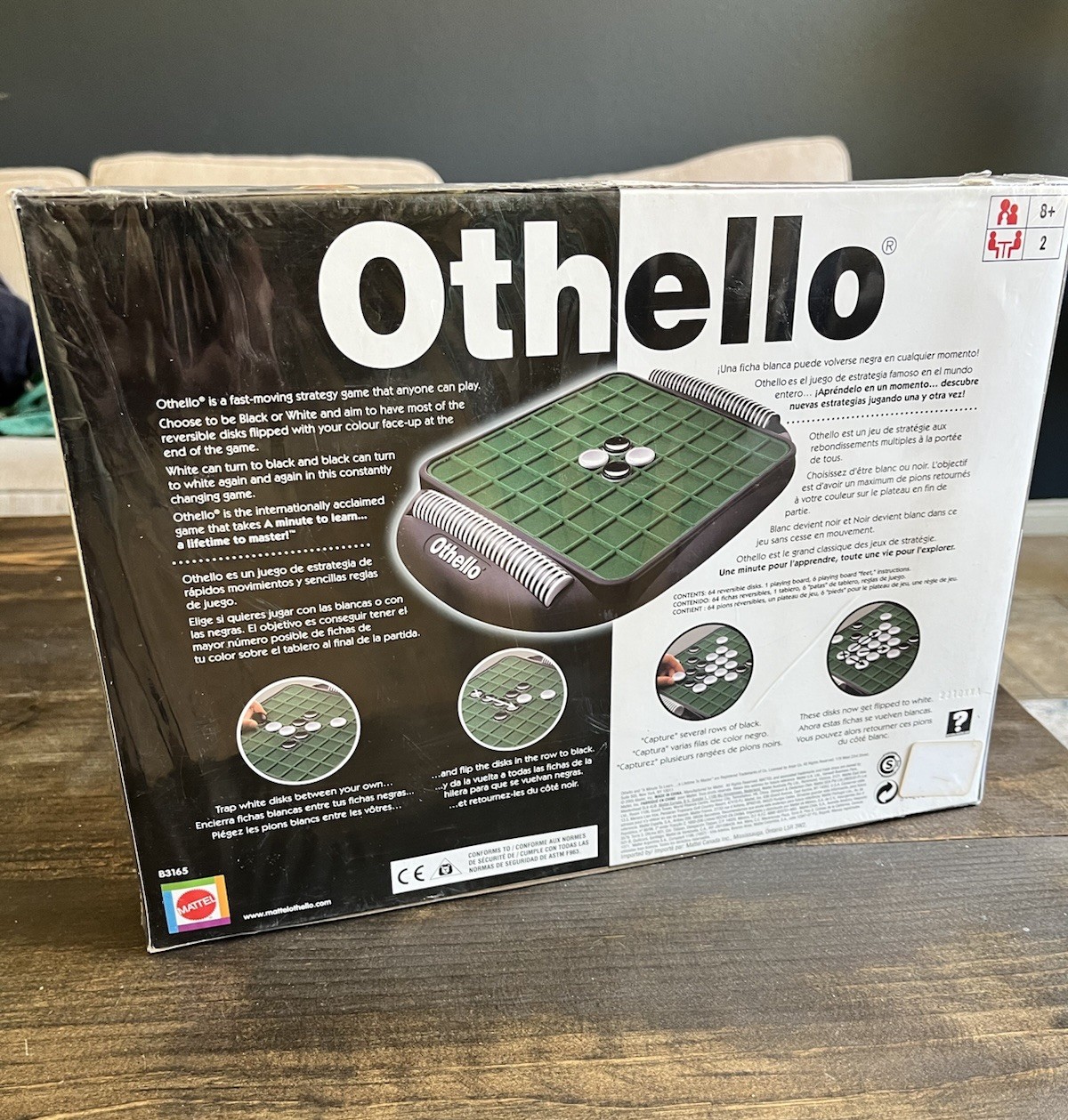 Othello Board Game 2005 Mattel NEW Sealed