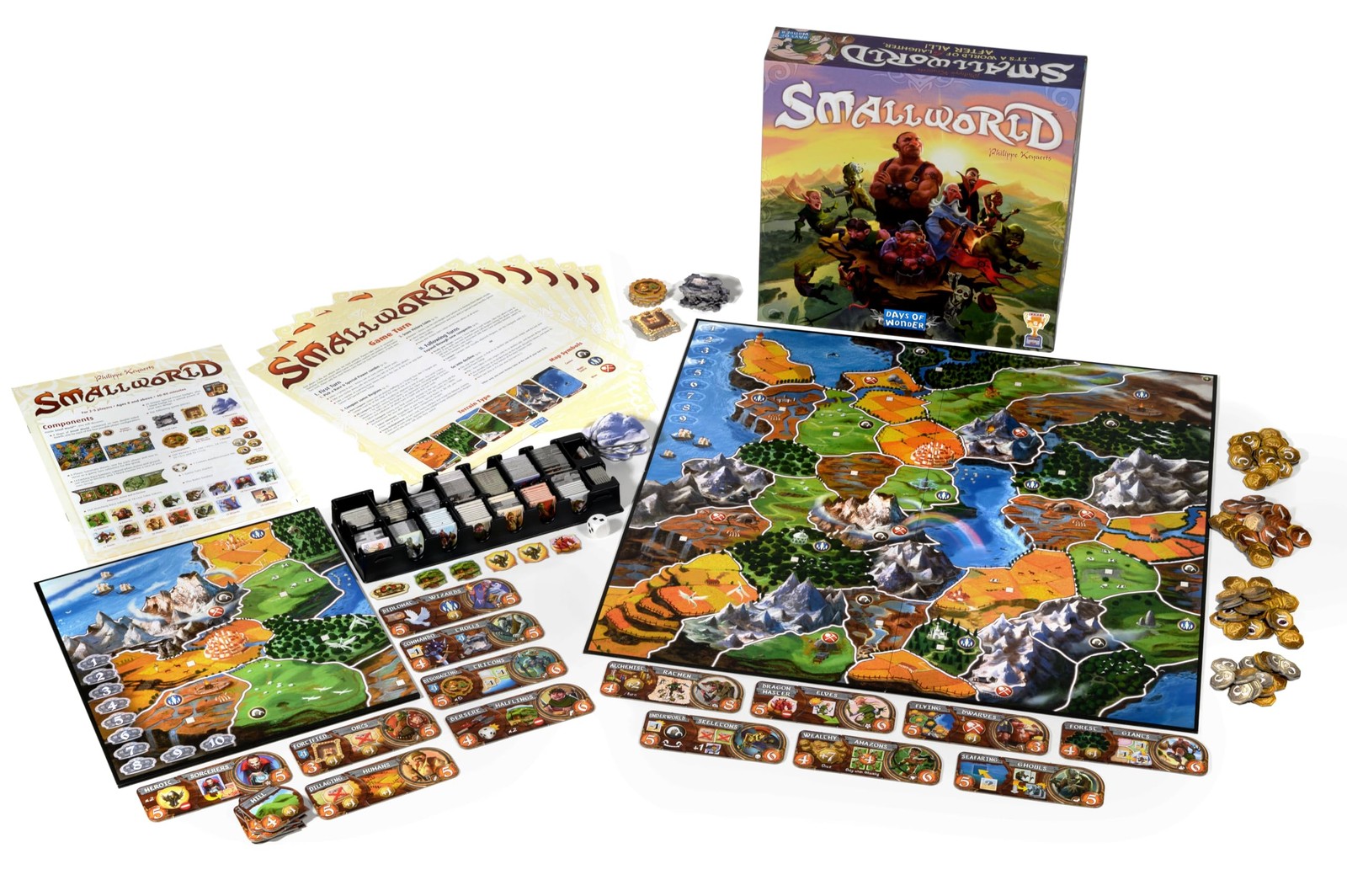 Asmodee Small World Board Game – Fantasy Area Control & Strategy Game with Magic