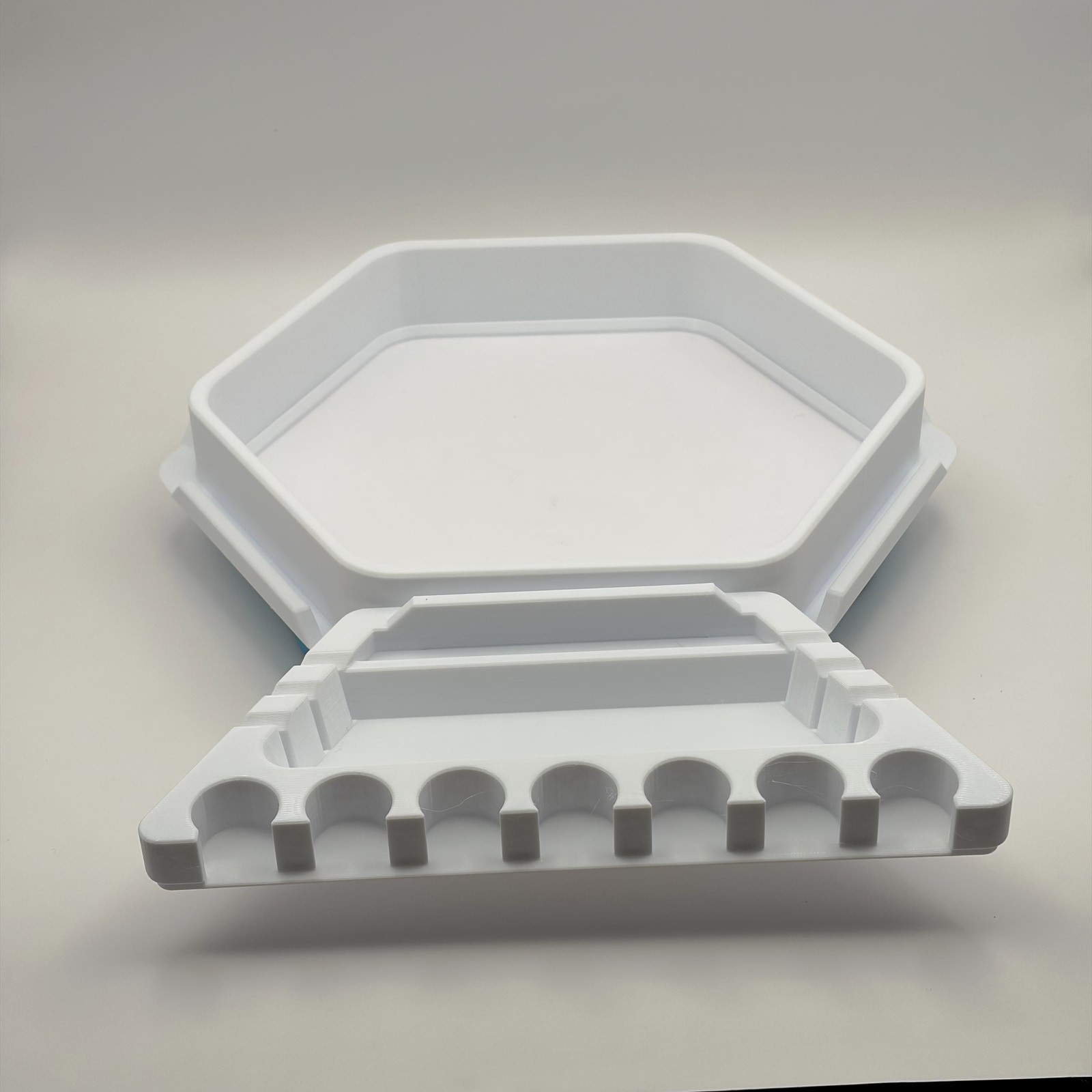 Wingspan Rotating Organizer All Expansion Token Egg Storage 6 Trays Dice Arena