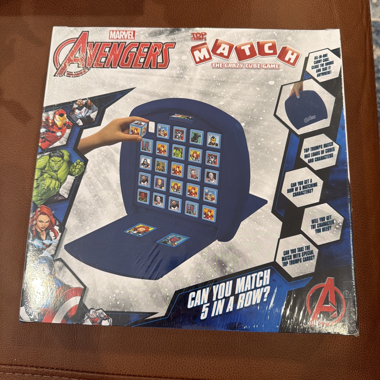 Marvel Avengers Match Board Game NEW SEALED Play with Captain America, Iron Man