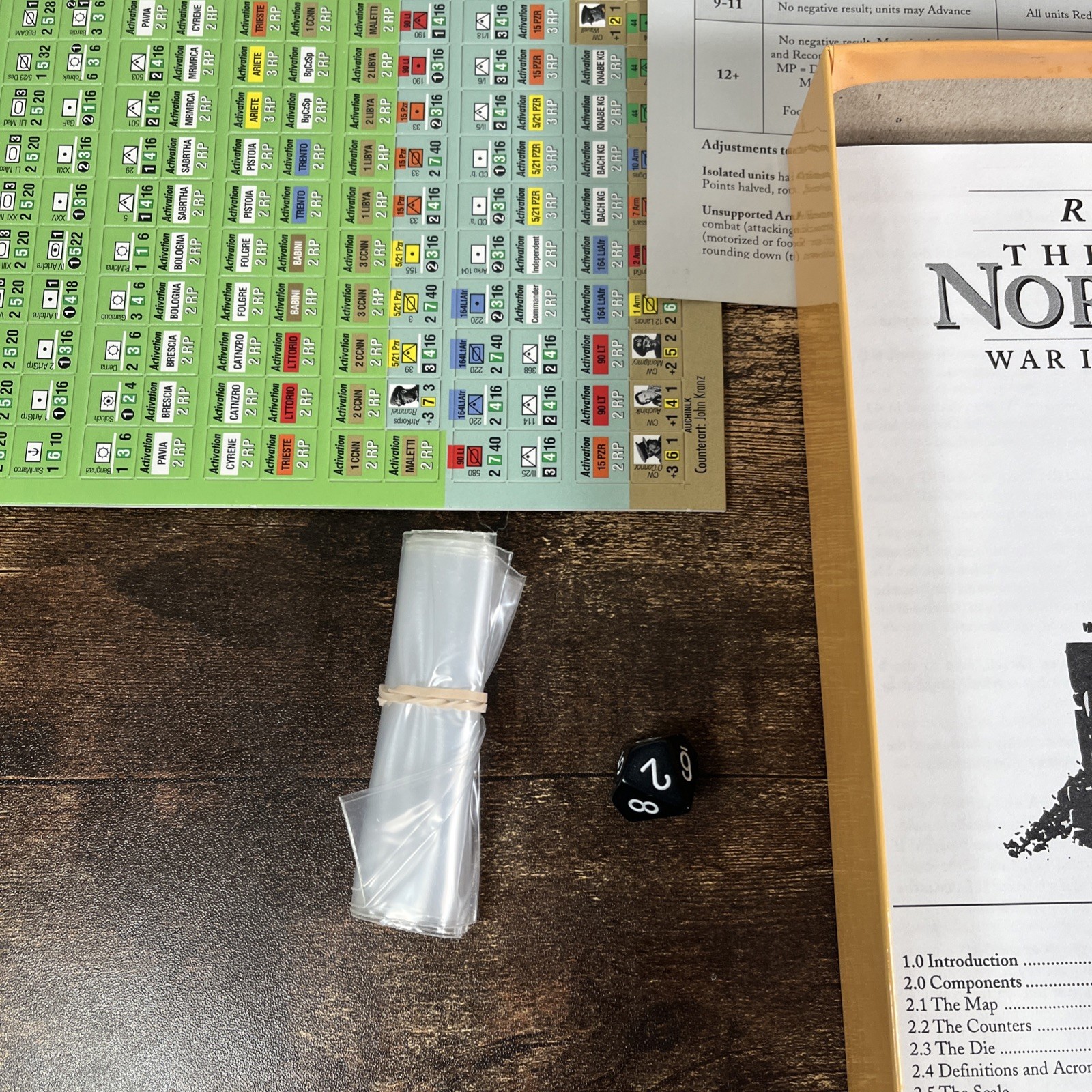 Battle for North Africa: War in the Desert – GMT 1996 – Complete & Unpunched