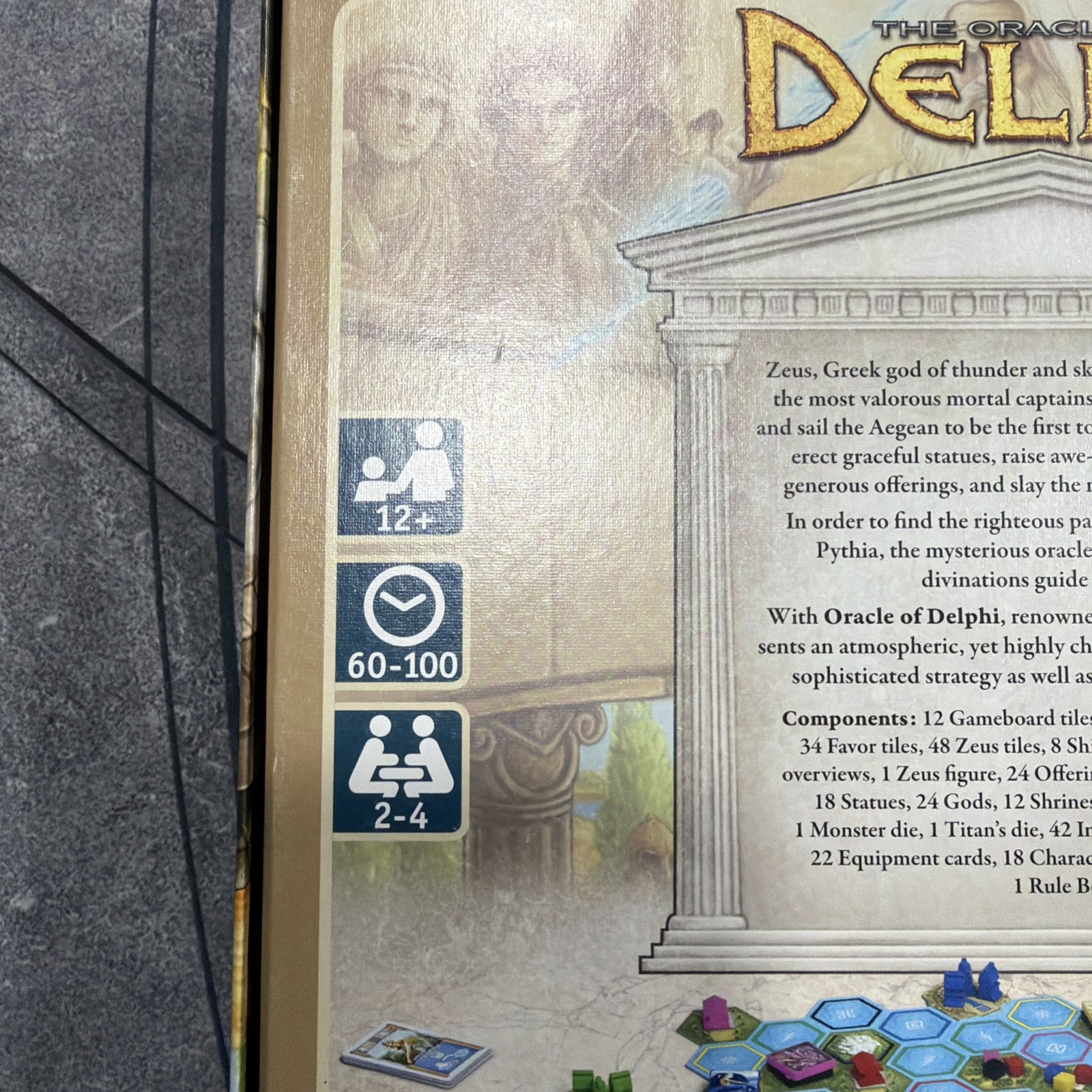 The Oracle of Delphi Seafarer Pillars Expansion Board Game Stefan Feld TMG Games