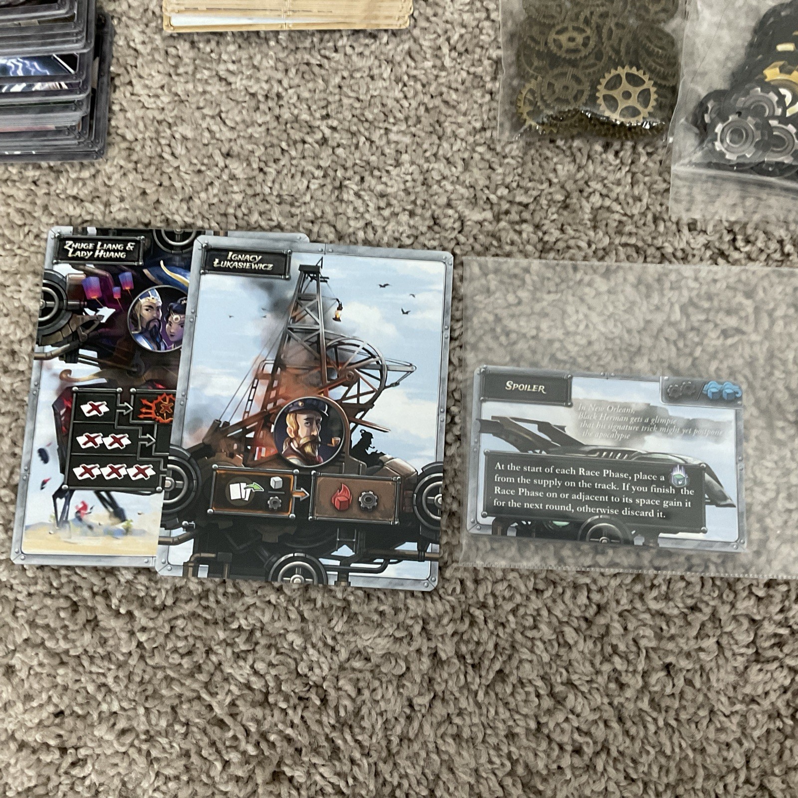 Steampunk Rally Board Game – Roxley – First Run Kickstarter Edition with Extras