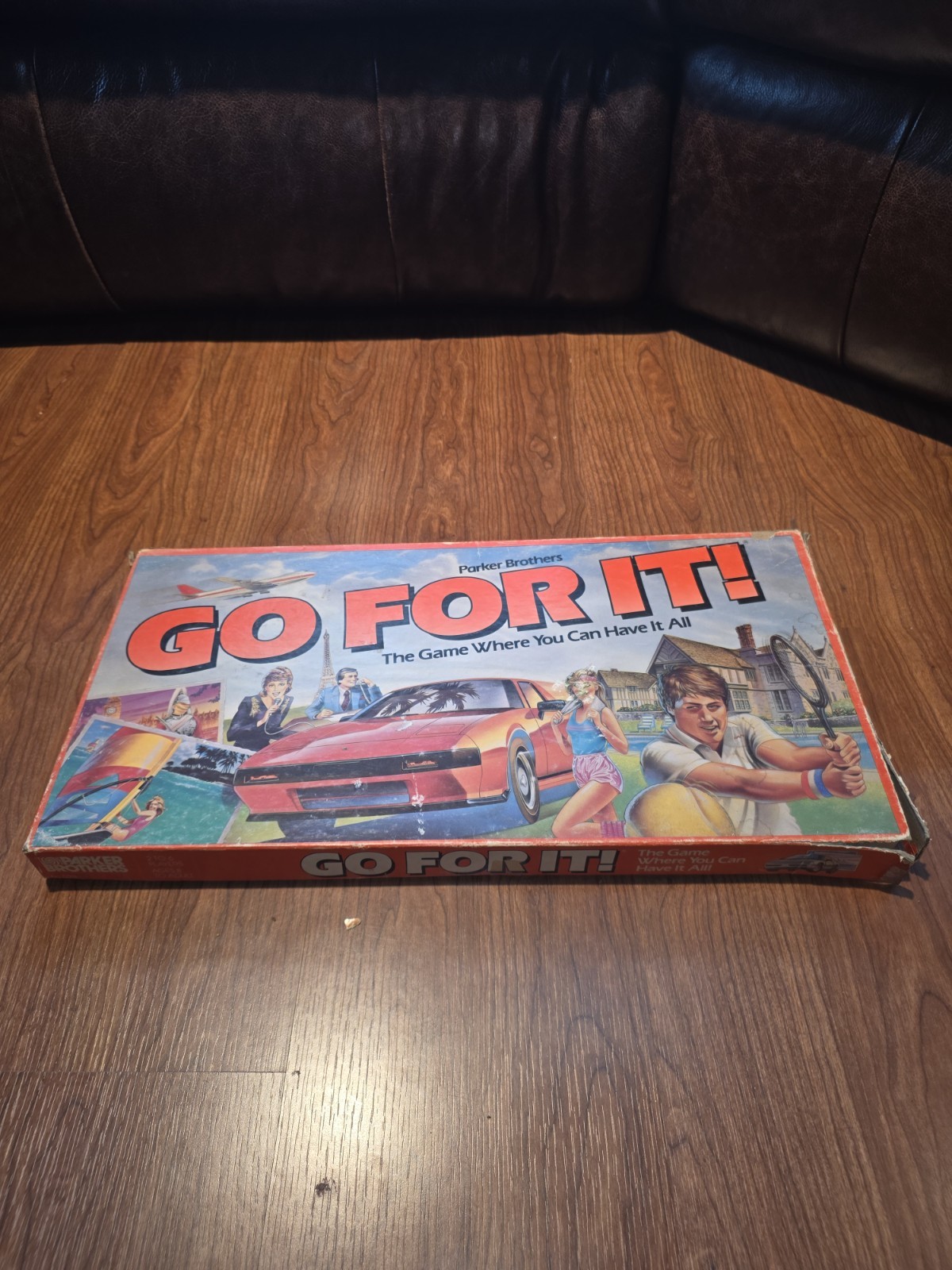 Parker Brothers Go For it Board Game Vintage 1986 Mostly Complete See Pics
