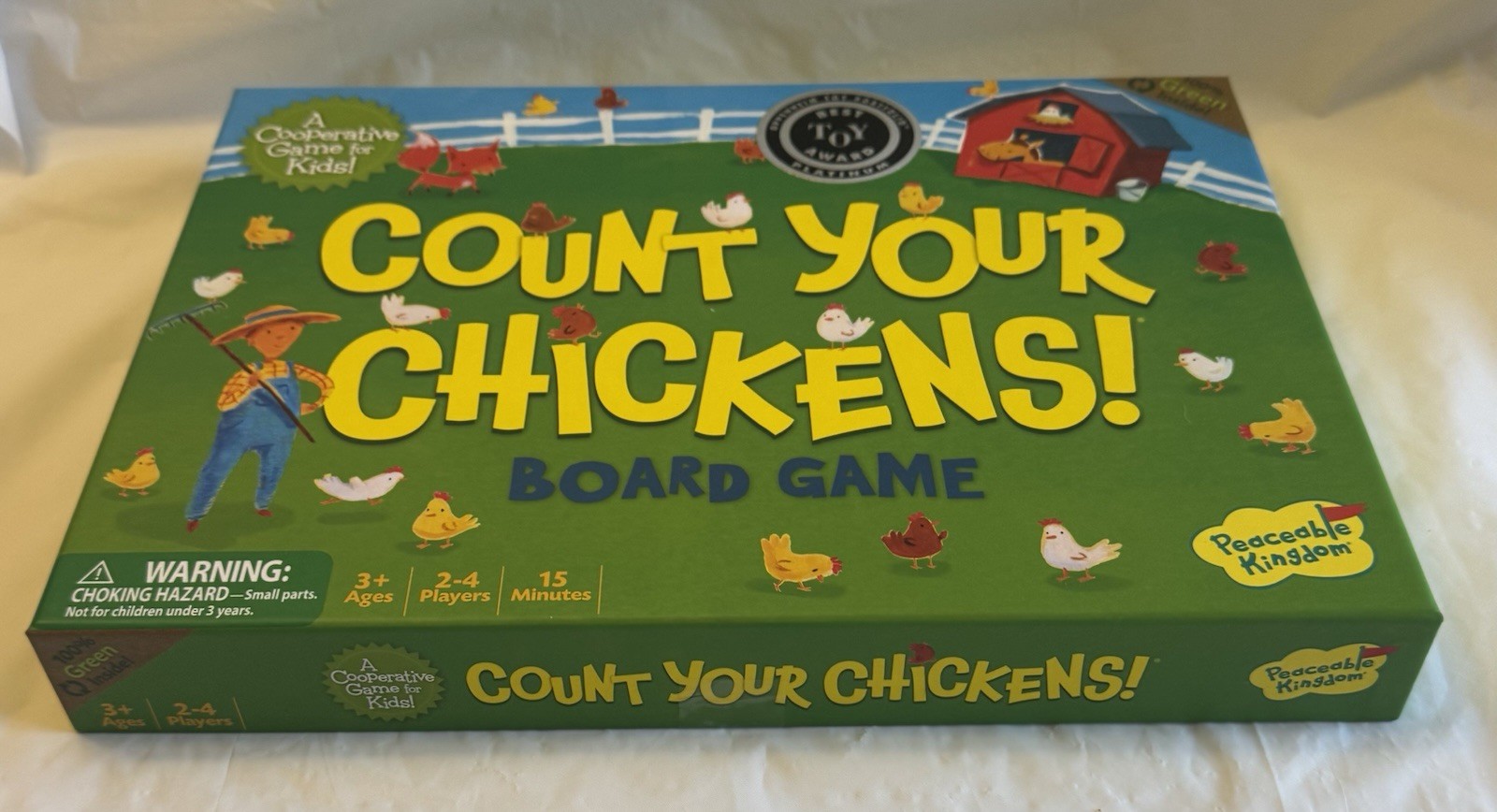 Peaceable Kingdom – Count Your Chickens Kid’s Board Game – Ages 3 years +