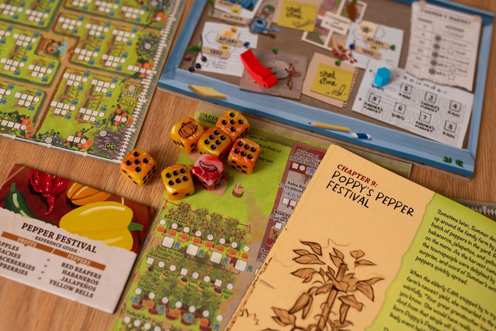 Three Sisters : Harvest Edition Roll & Write Board Game – 25th Century Games