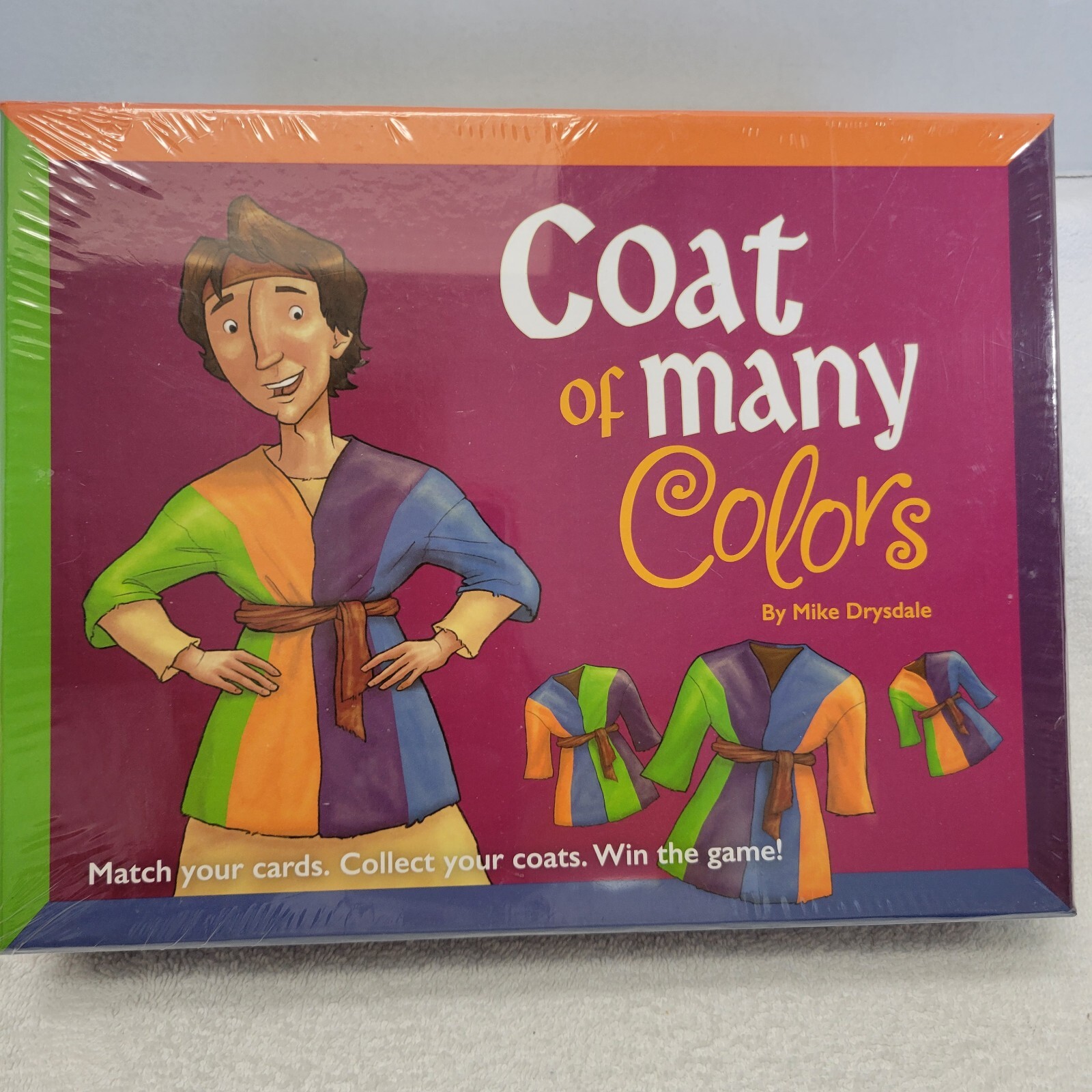 NIB Coat of Many Colors Game Cedar Fort 2015 Christian Board Game Age 5+ Family