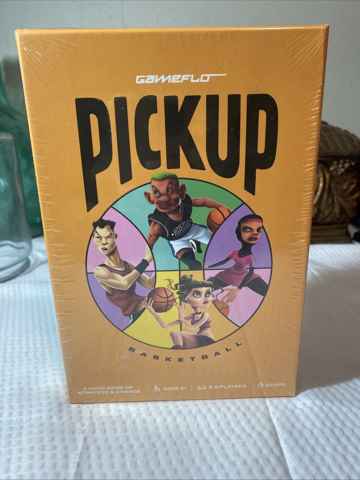 Gameflo Pickup Basketball Card Game Of Strategy Ages 8+ 2 – 6 Players NIP Sealed