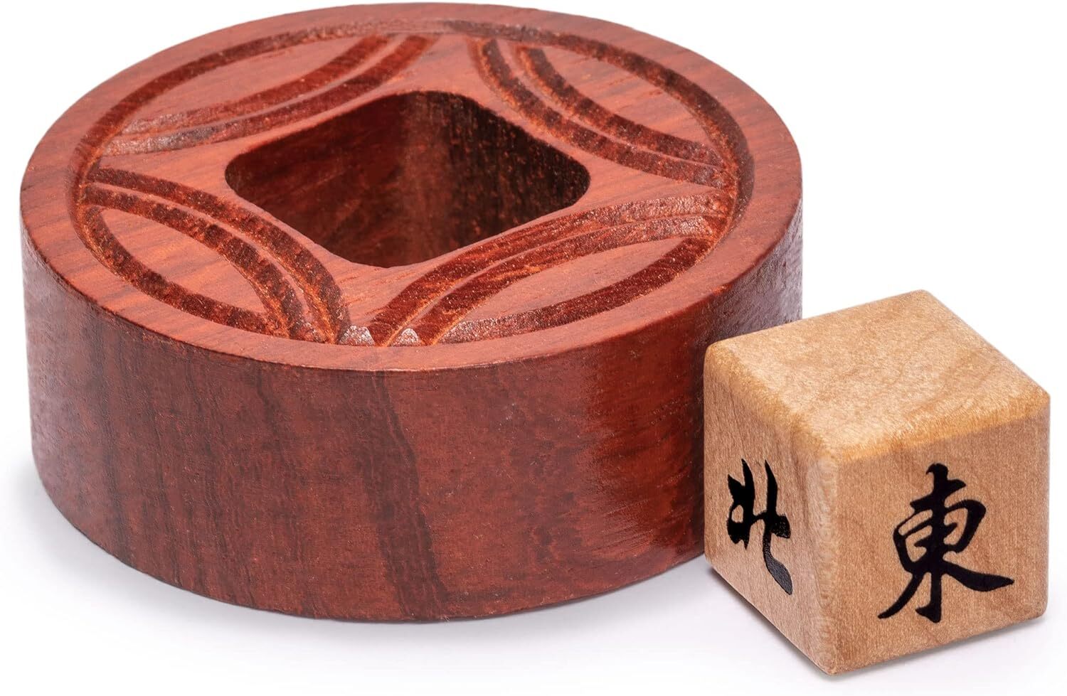 Yellow Mountain Imports Wooden Mahjong Bettor / Wind Indicator – Mahjong