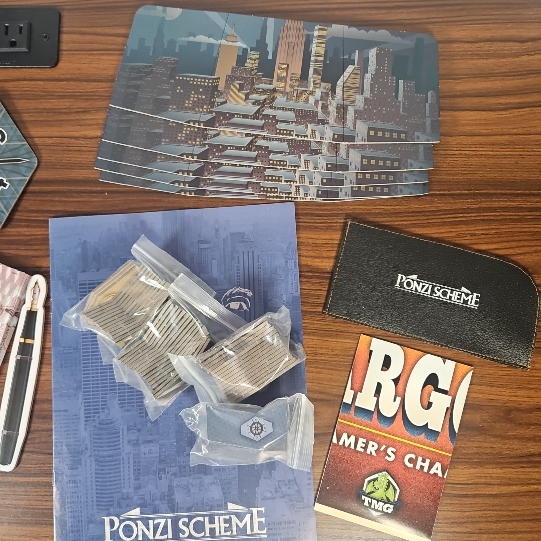 Ponzi Scheme Board Game TMG 2015 Complete