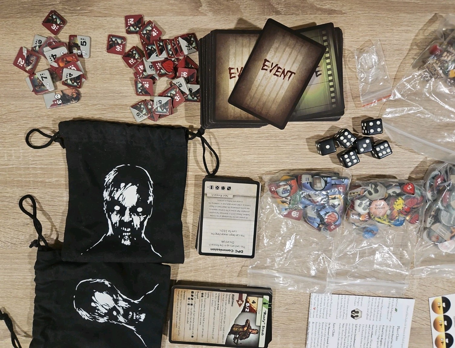 Dawn of the Zeds Board Game 3rd Edition 100% Complete Zombie