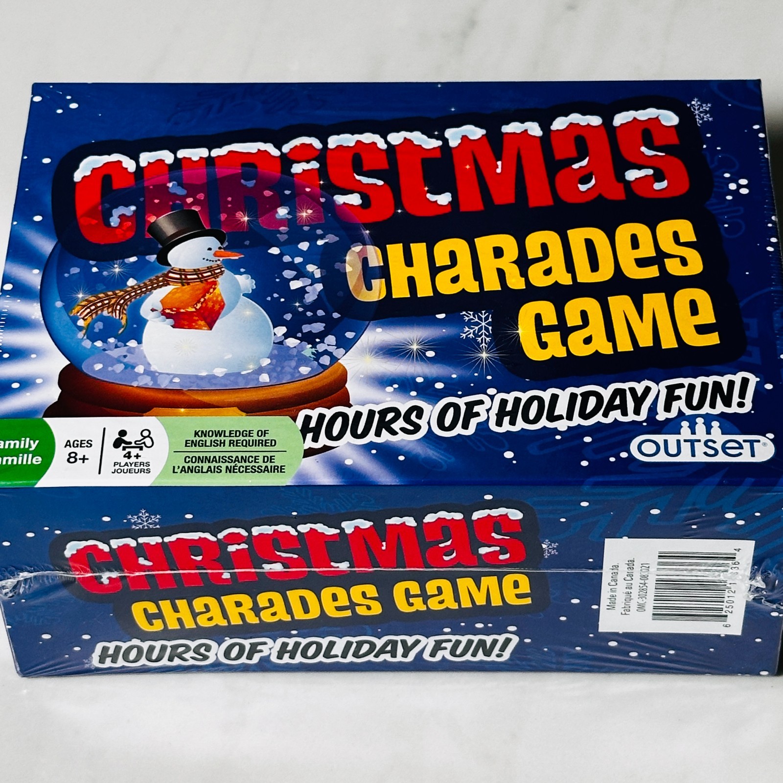 Christmas Charades Game Ages 8 And Up Complete 220 Cards 2016 New / Sealed