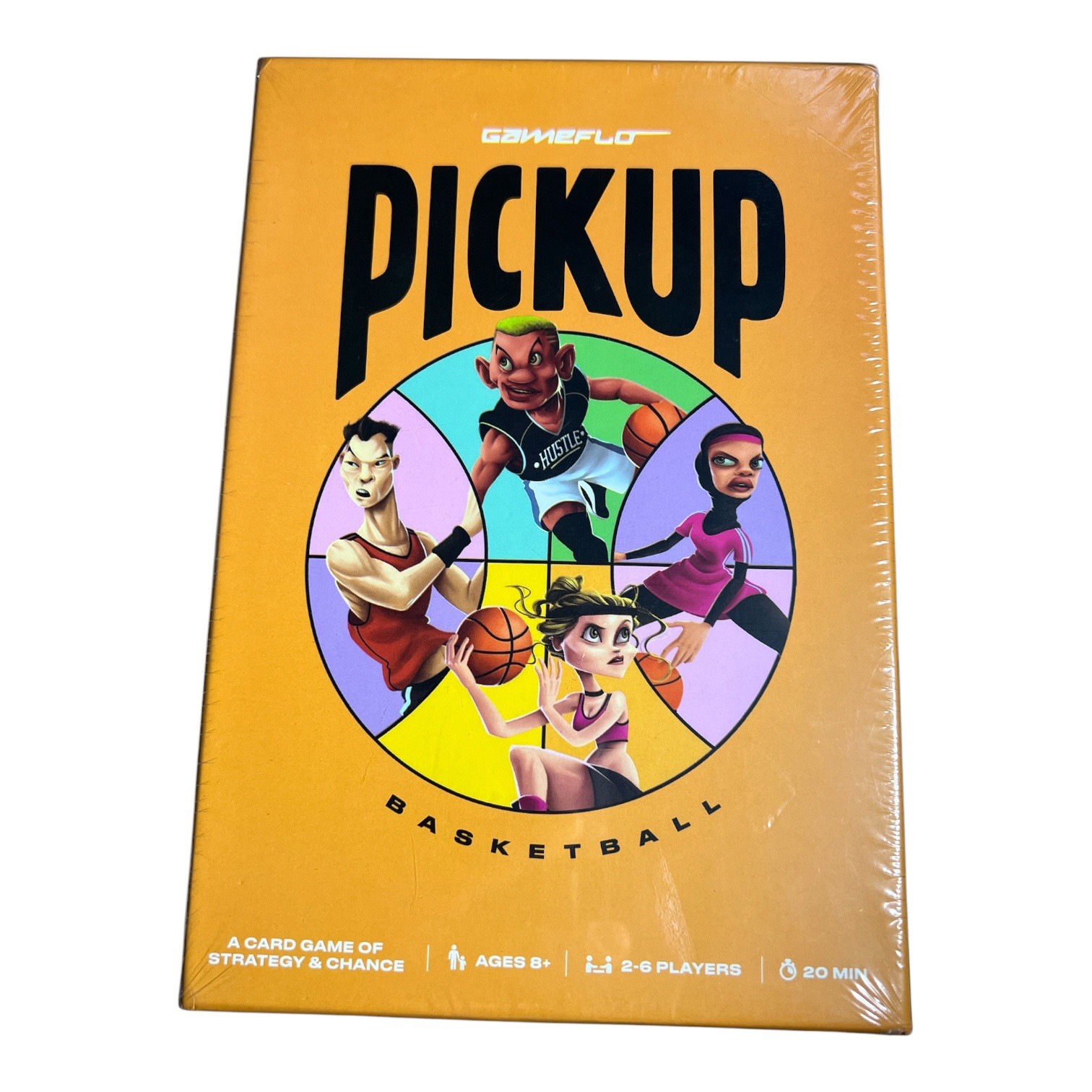 Gameflo Pickup Basketball Card Game Of Strategy 2-6 Players Ages 8+ New Sealed