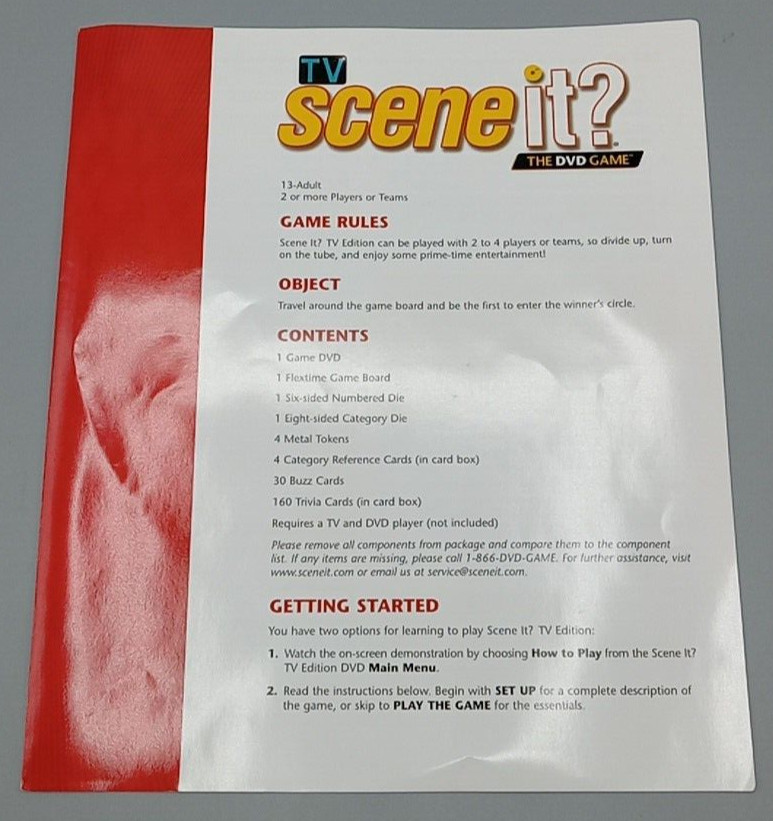 2006 Scene It? TV Trivia DVD Game by Screenlife – Complete in Collector Tin Box