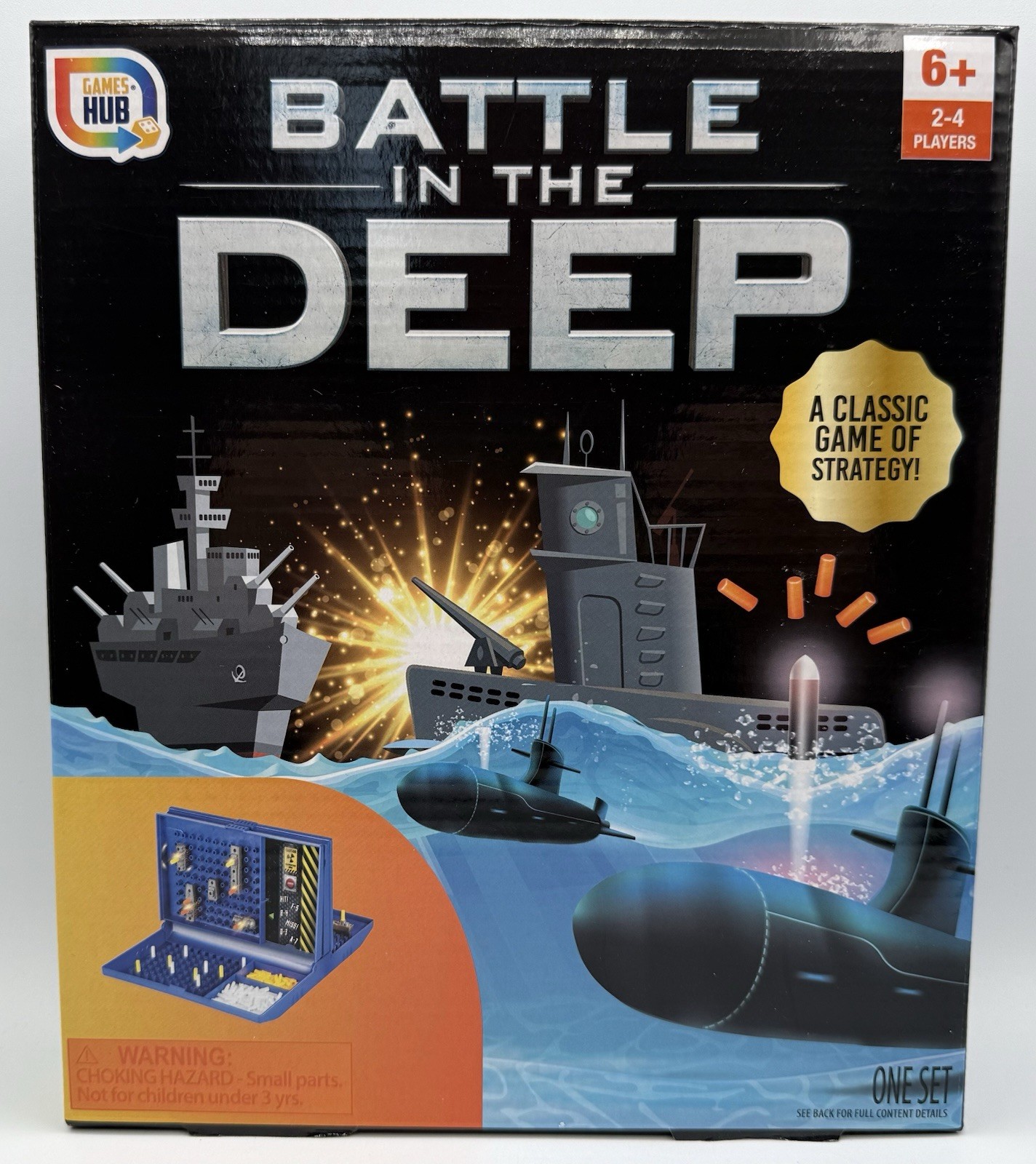 Games Hub: Battle in the Deep – Travel Games – Battleship **NEW**