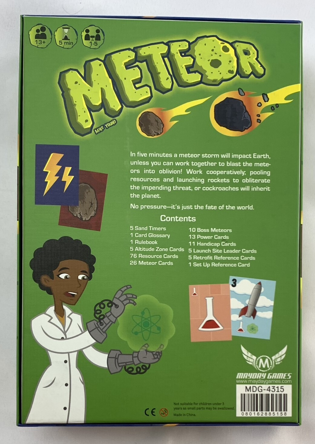 2014 Meteor Game by Mayday Games New