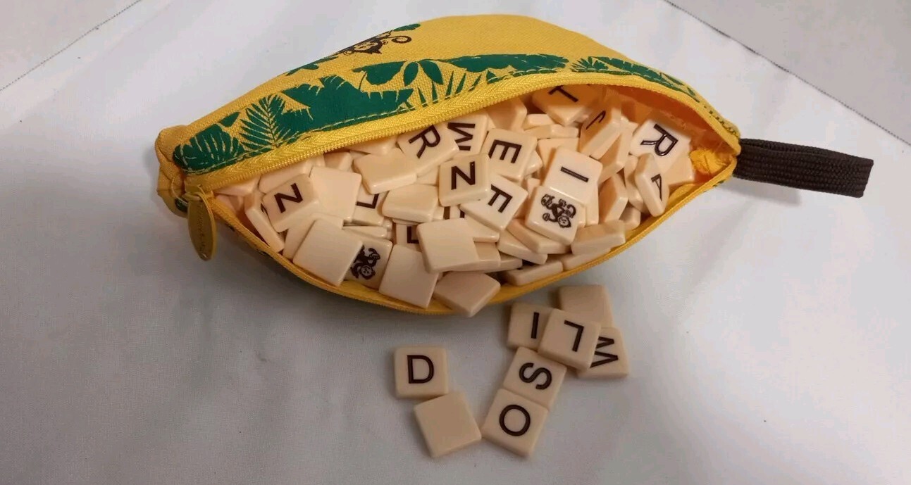 Bananagrams Replacement WildTiles Word Game In Banana Bag