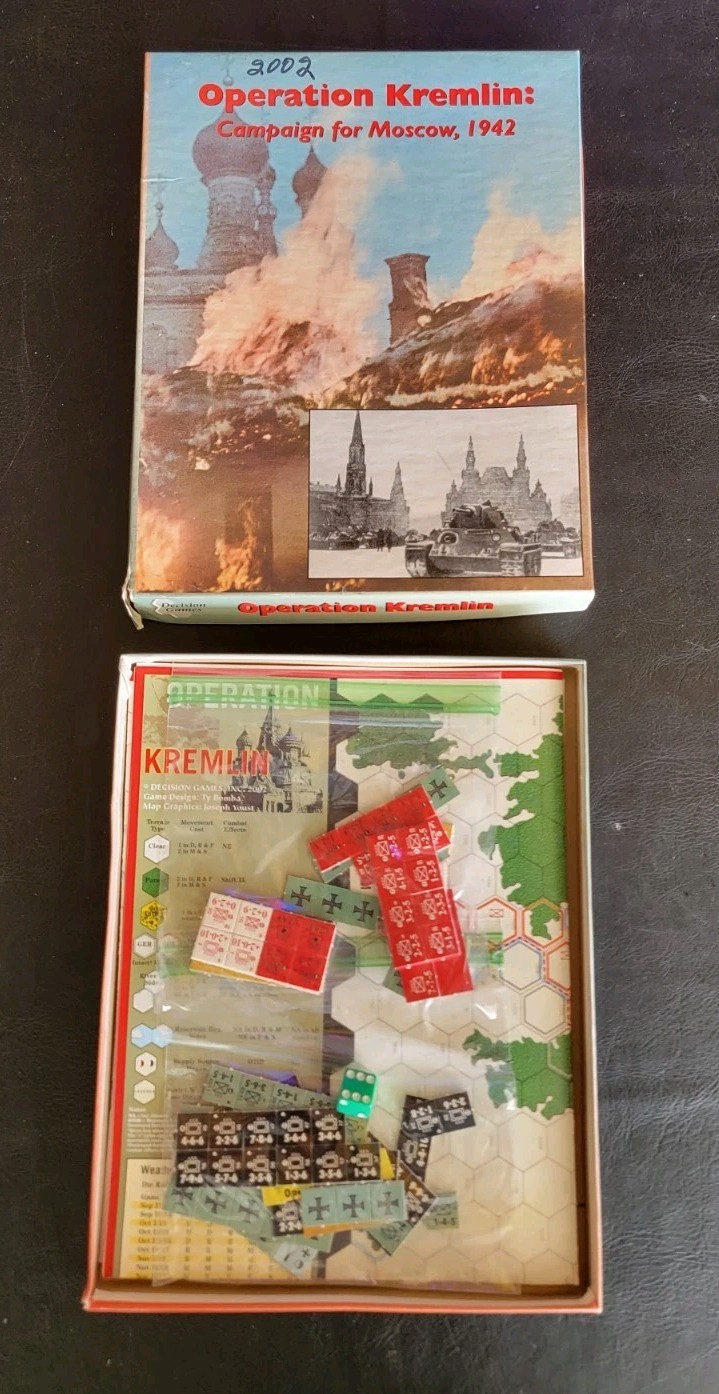 2002 Decision Games Wargame Operation Kremlin – Campaign for Moscow, 1942