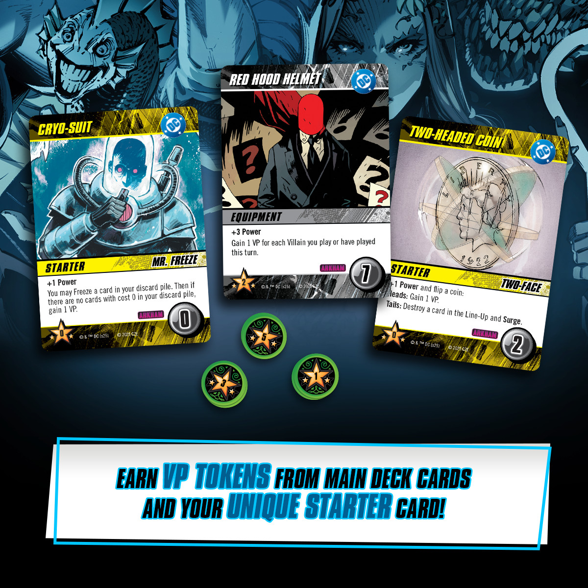DC Deck-Building Game: Arkham Asylum (KICKSTARTER: Cover B – Matteo Scalera)