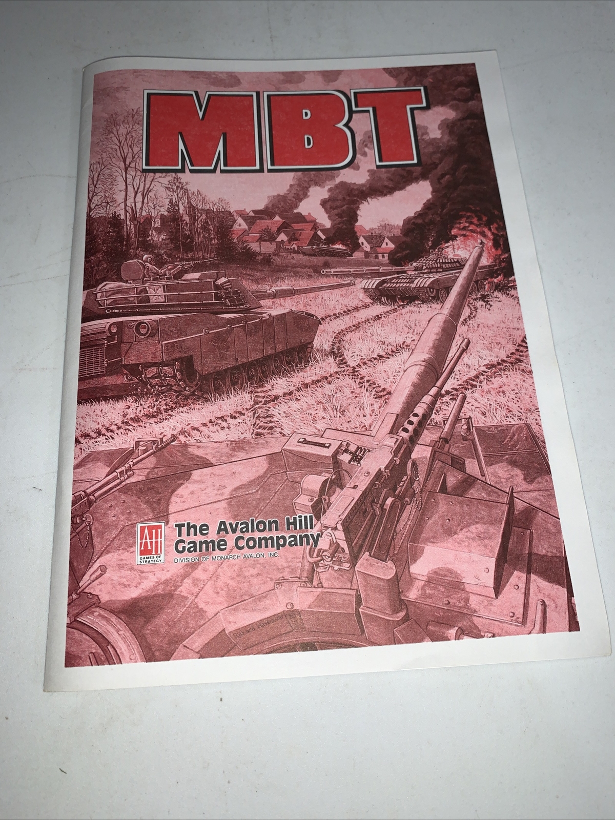 MBT Avalon Hill 1st Edition 1989 Modern Tactical Ground Combat Germany UNPUCNHED