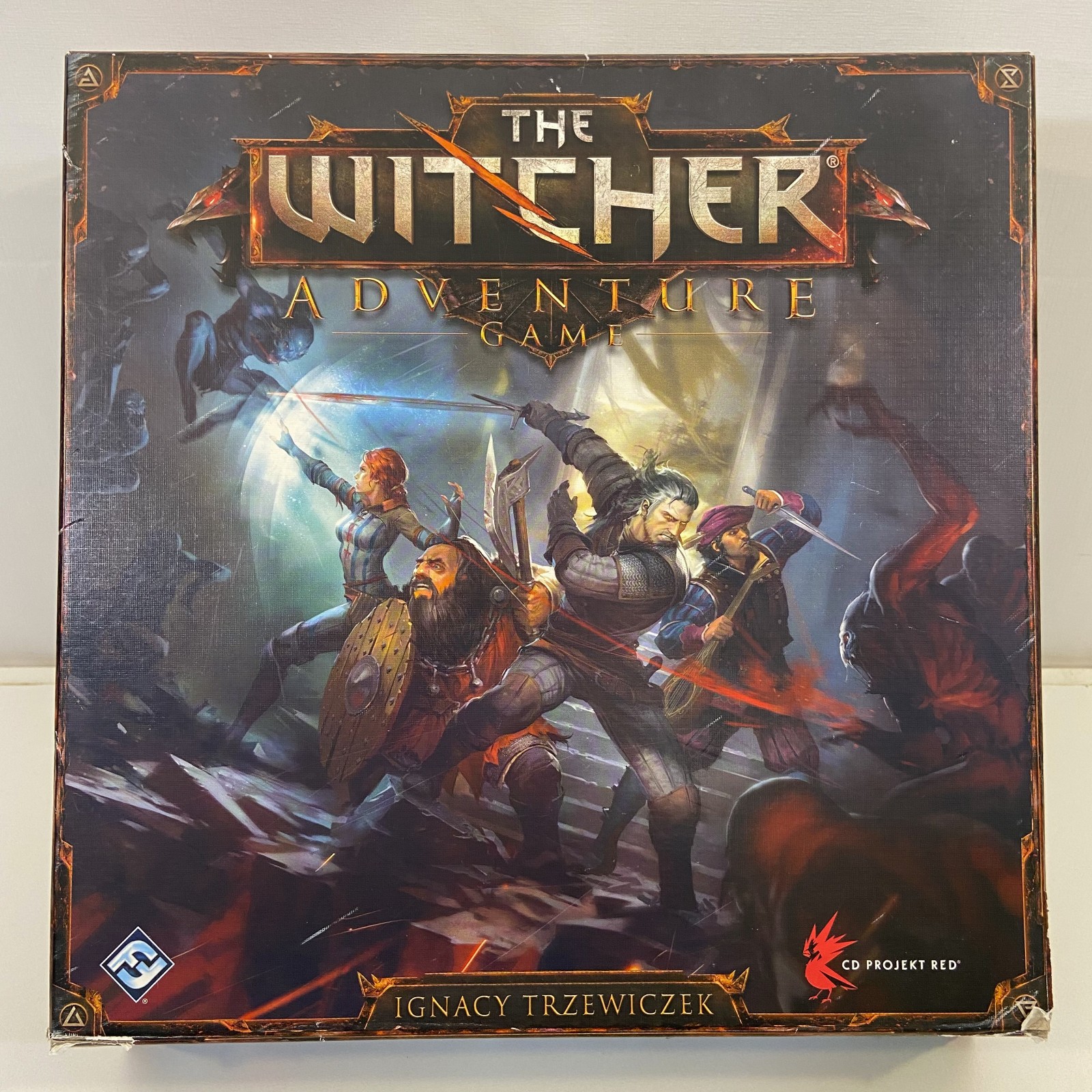 Witcher Adventure Game CD Projekt Red 2014 Board Game BROKEN BOX Fantasy Flight