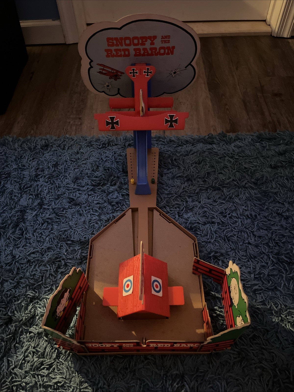1970 Snoopy And The Red Baron Skill and Action Game Milton Bradley COMPLETE