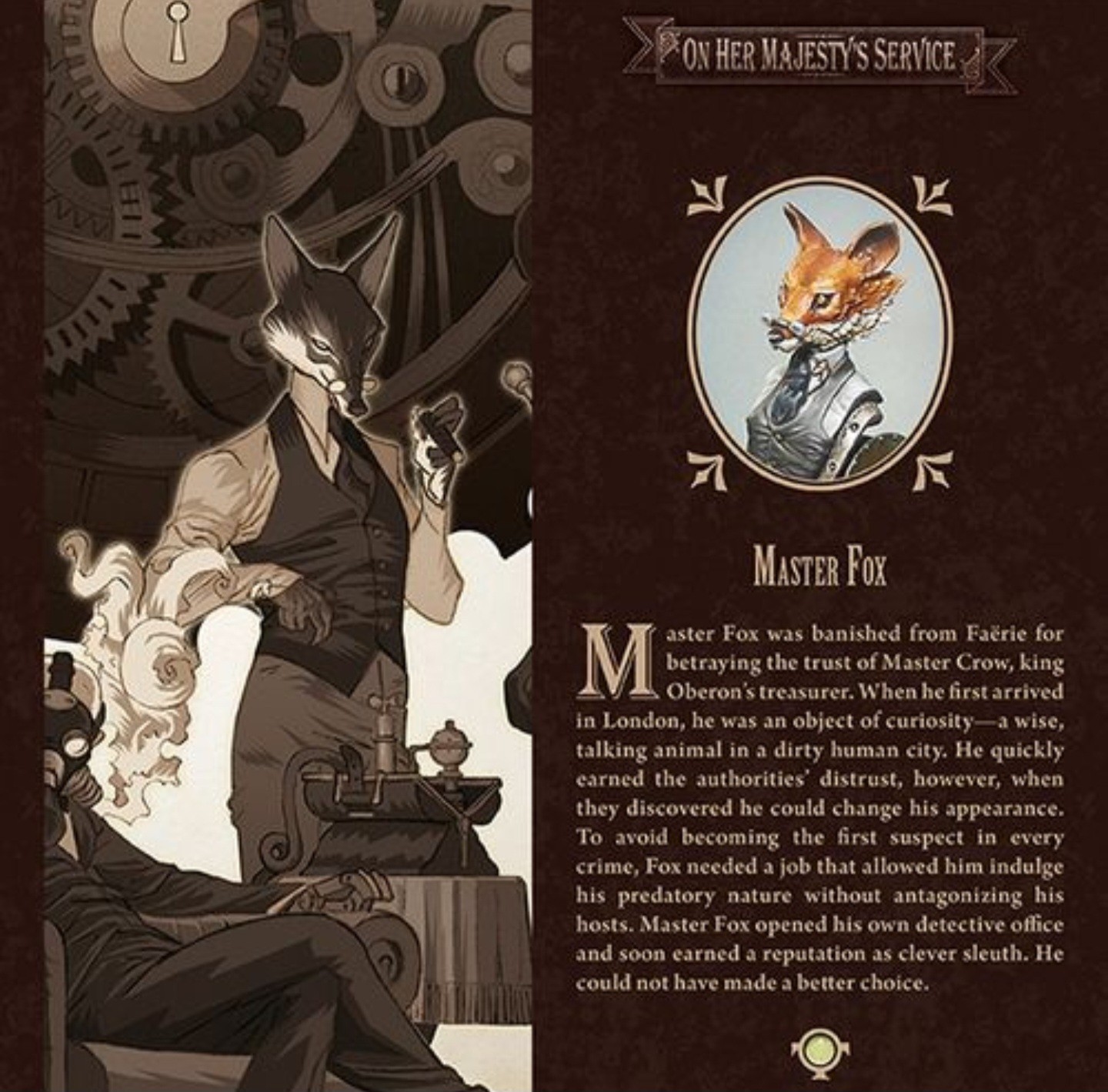 World of Smog On Her Majesty’s Service Steampunk Victorian Board Game NEW