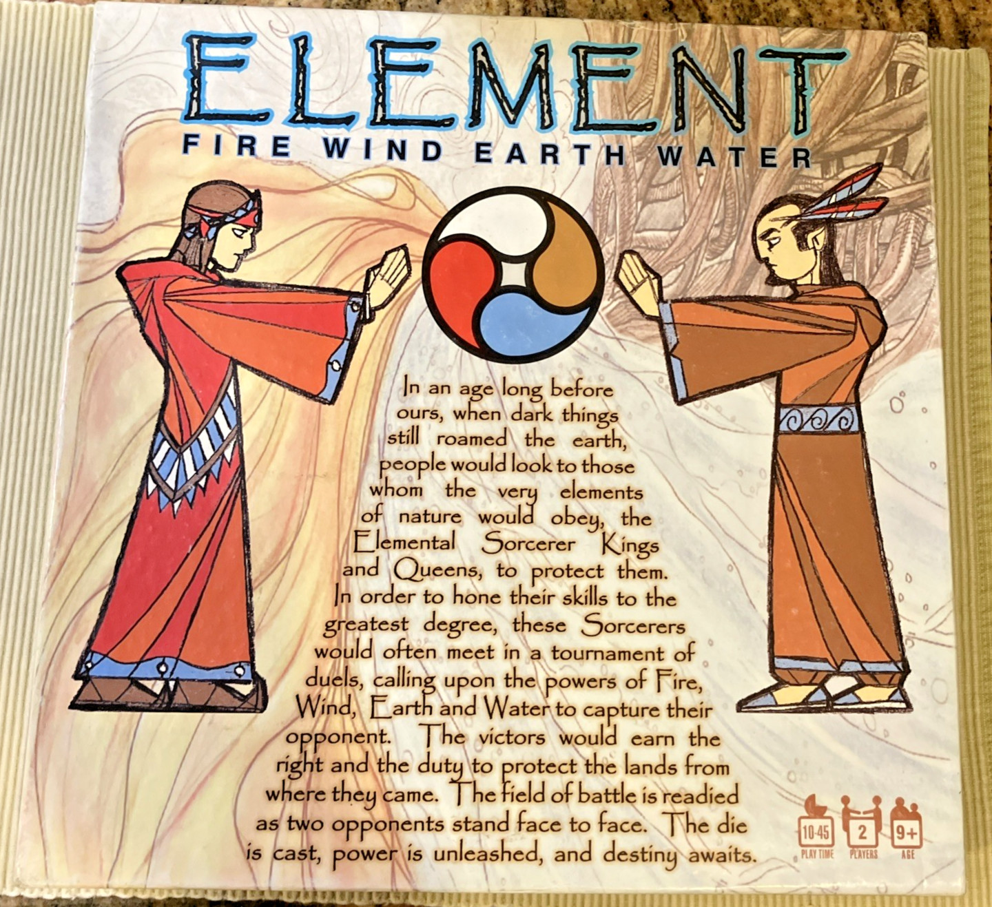 Element: Fire, Wind, Earth, Water (Board Game, 2008) Mind Twister