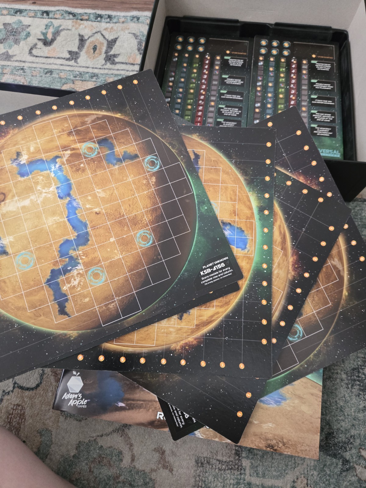 Planet Unknown Board Game With All Pieces And Untouched Cards