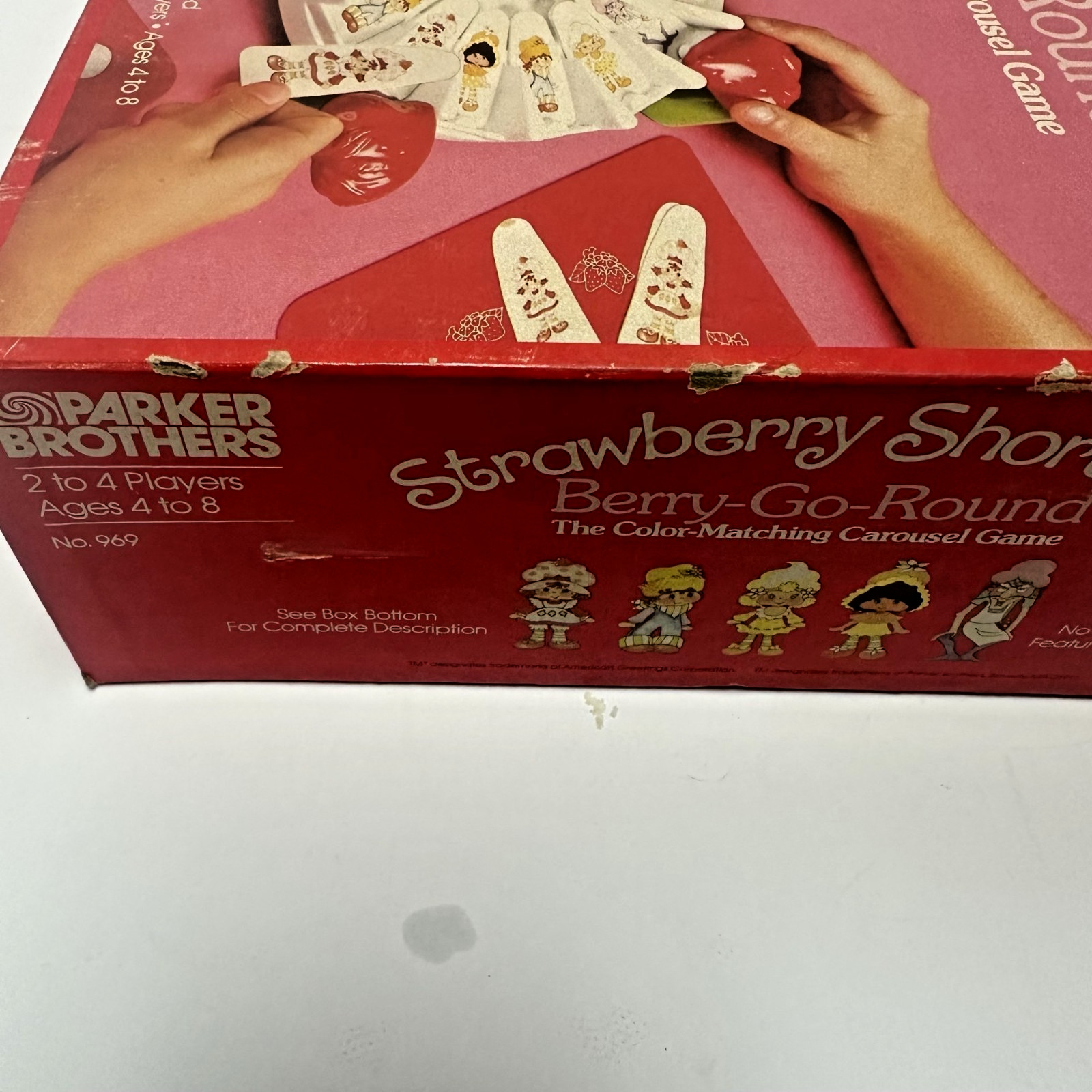 Strawberry Shortcake Berry Go Round VTG 1981 Board Game Parker Brothers