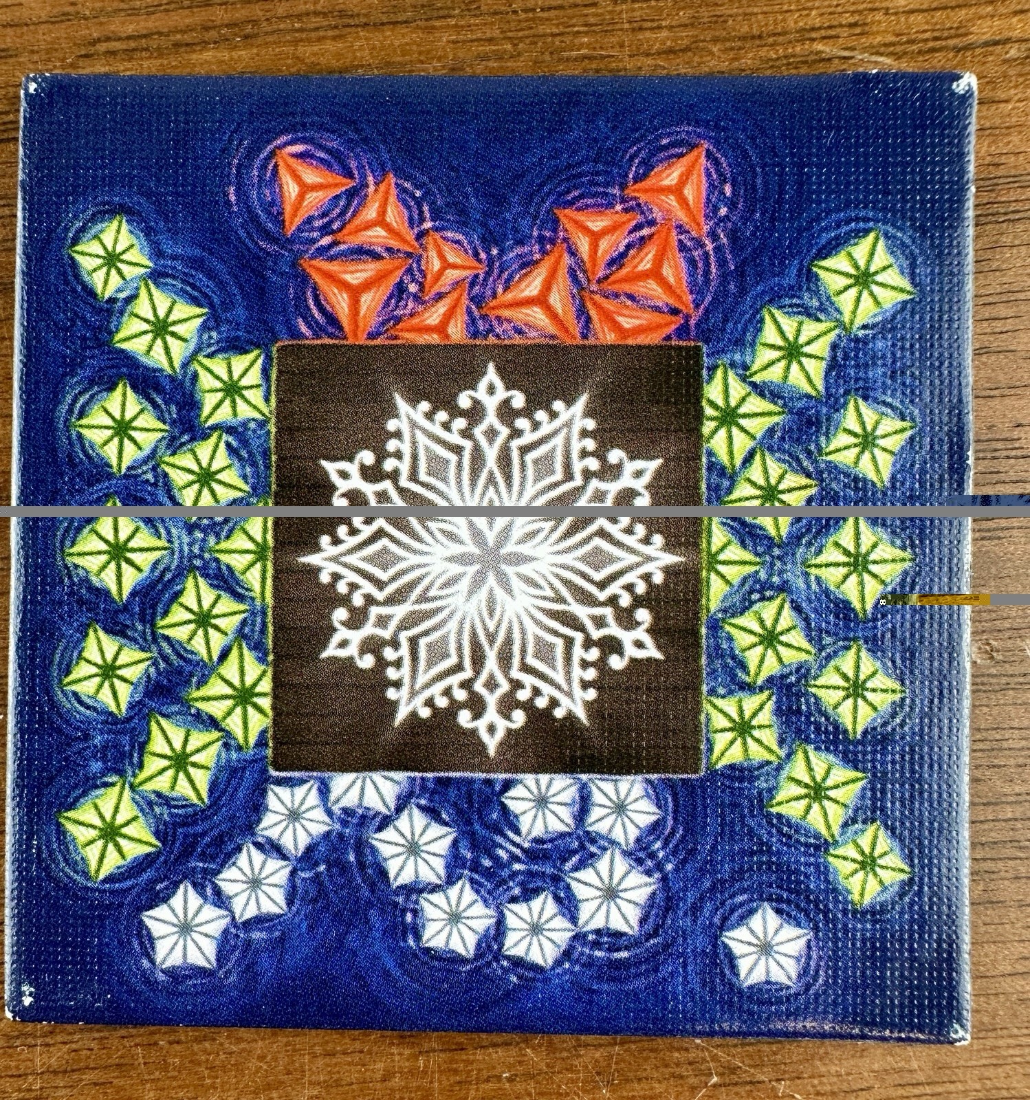 Lanterns: The Harvest Festival Snowflake Promo Tile Renegade Game Studios