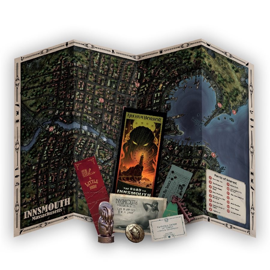 Fantasy Flight Games Arkham Horror: The Road To Innsmouth Base Game (English)