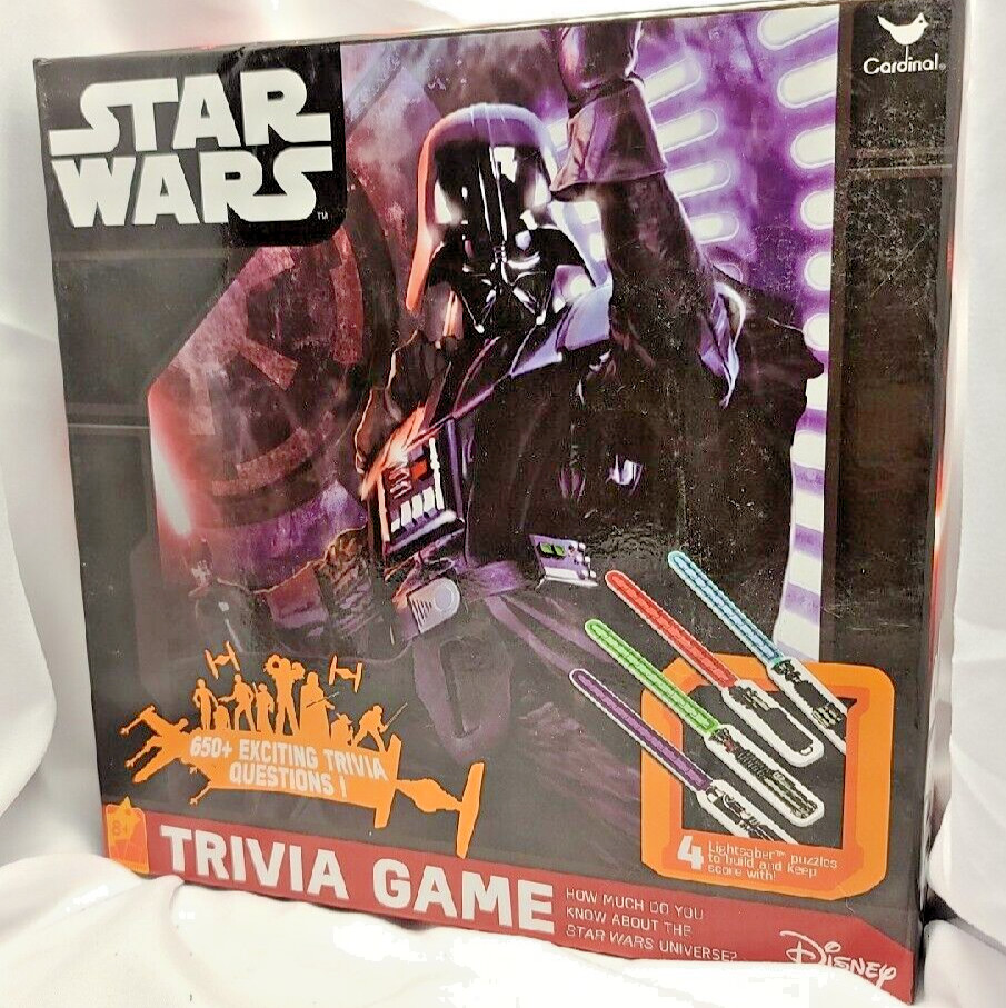 Disney Star Wars Trivia Game 650+ Questions Includes Top Trumps Supercard New