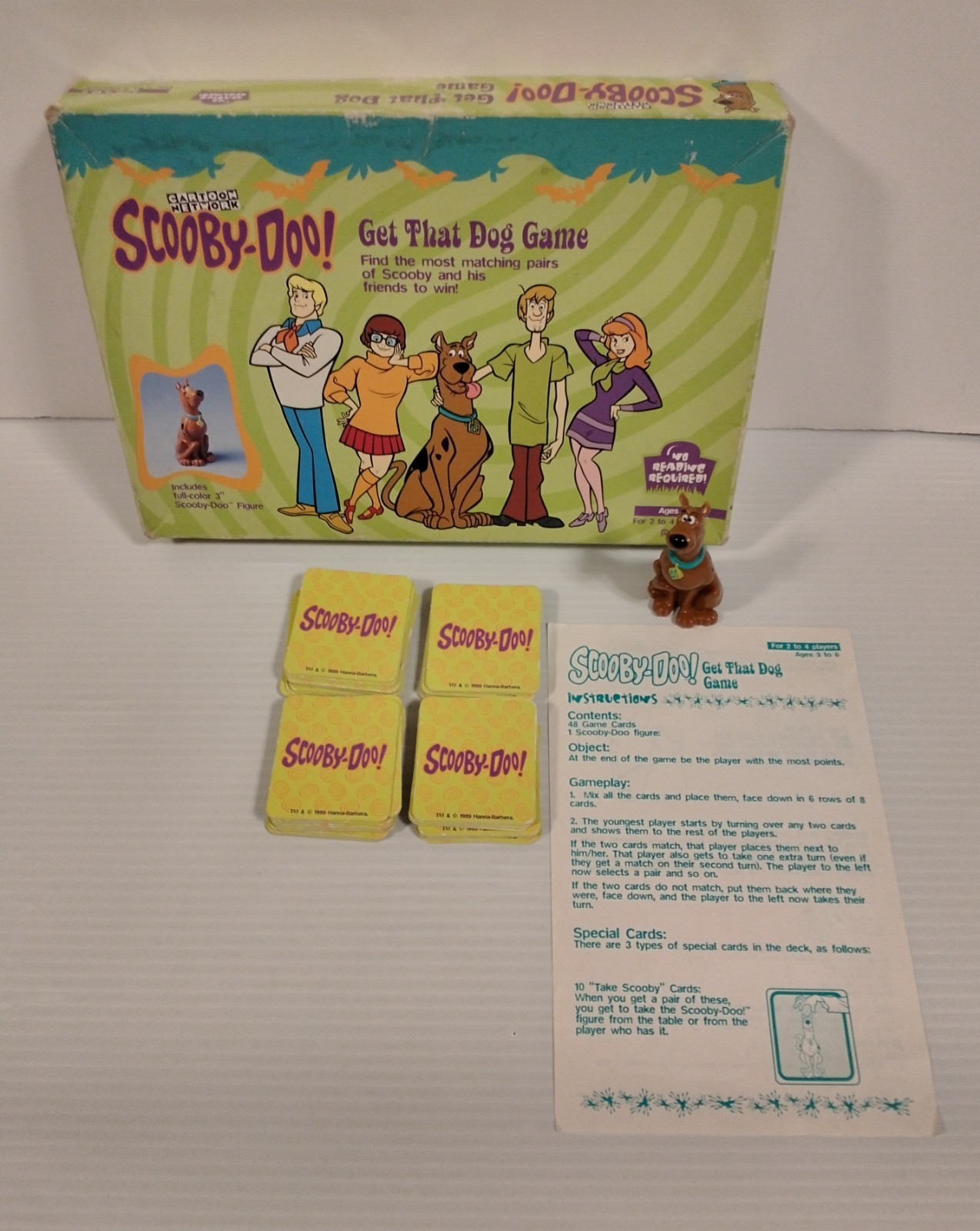 Pressman Cartoon Network Scooby-Doo Get That Dog Game Vintage 1999 Complete