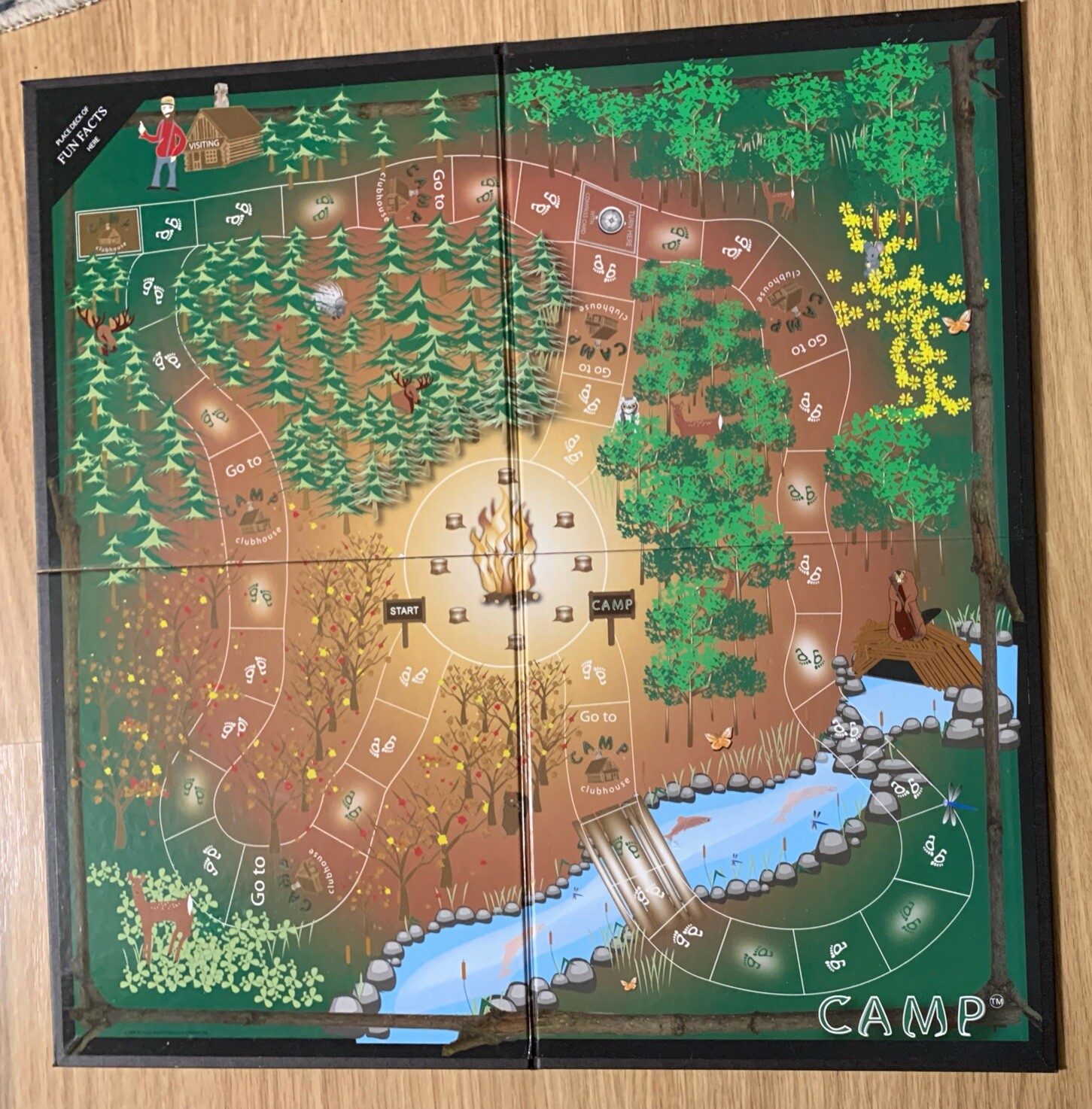 **100% COMPLETE** CAMP Board game up to 8 players, Dr. Toy Award Winner