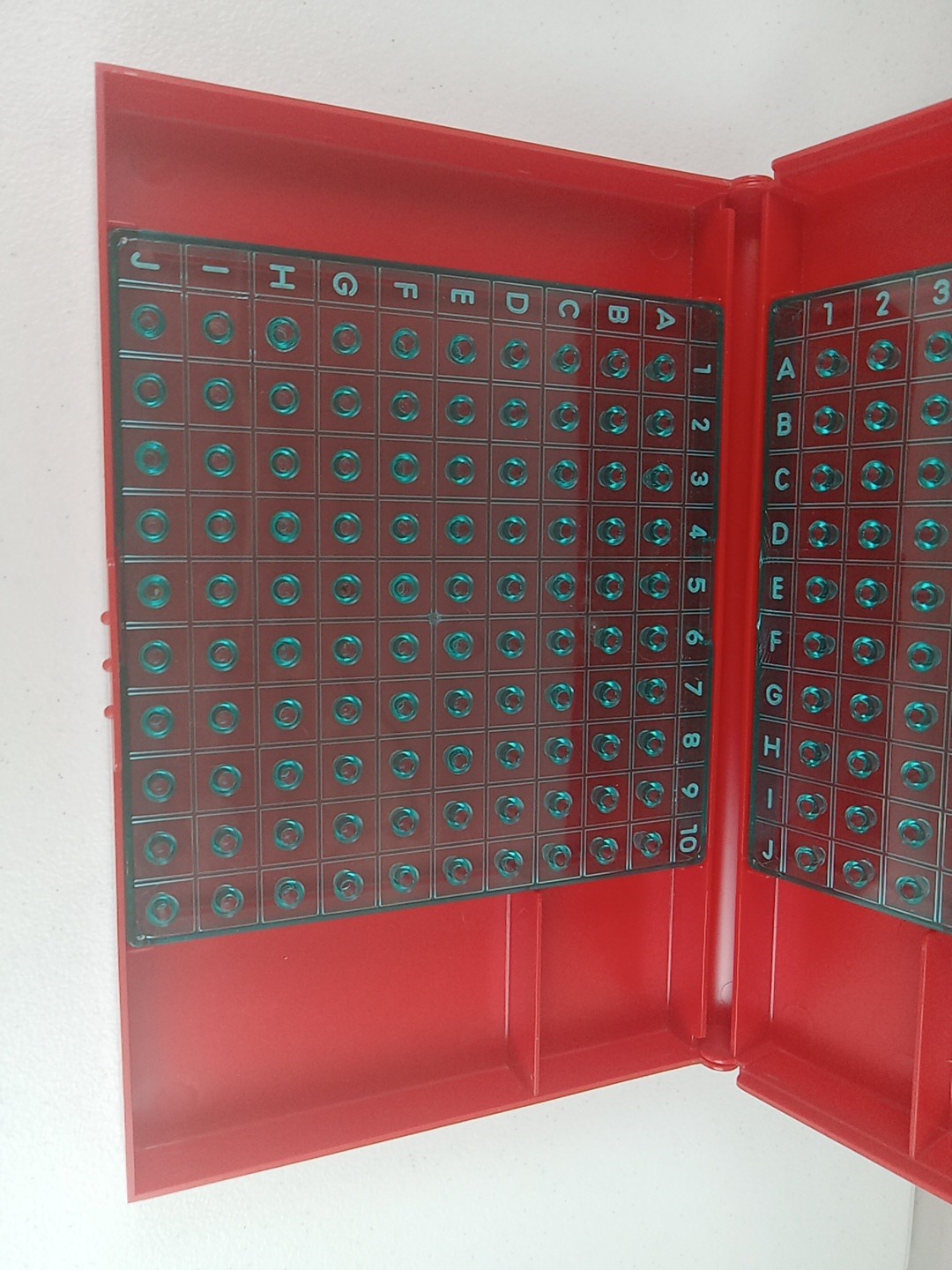 1971 Battleship Game Milton Bradley Replacement Parts Red Case Tray VTG T3#133