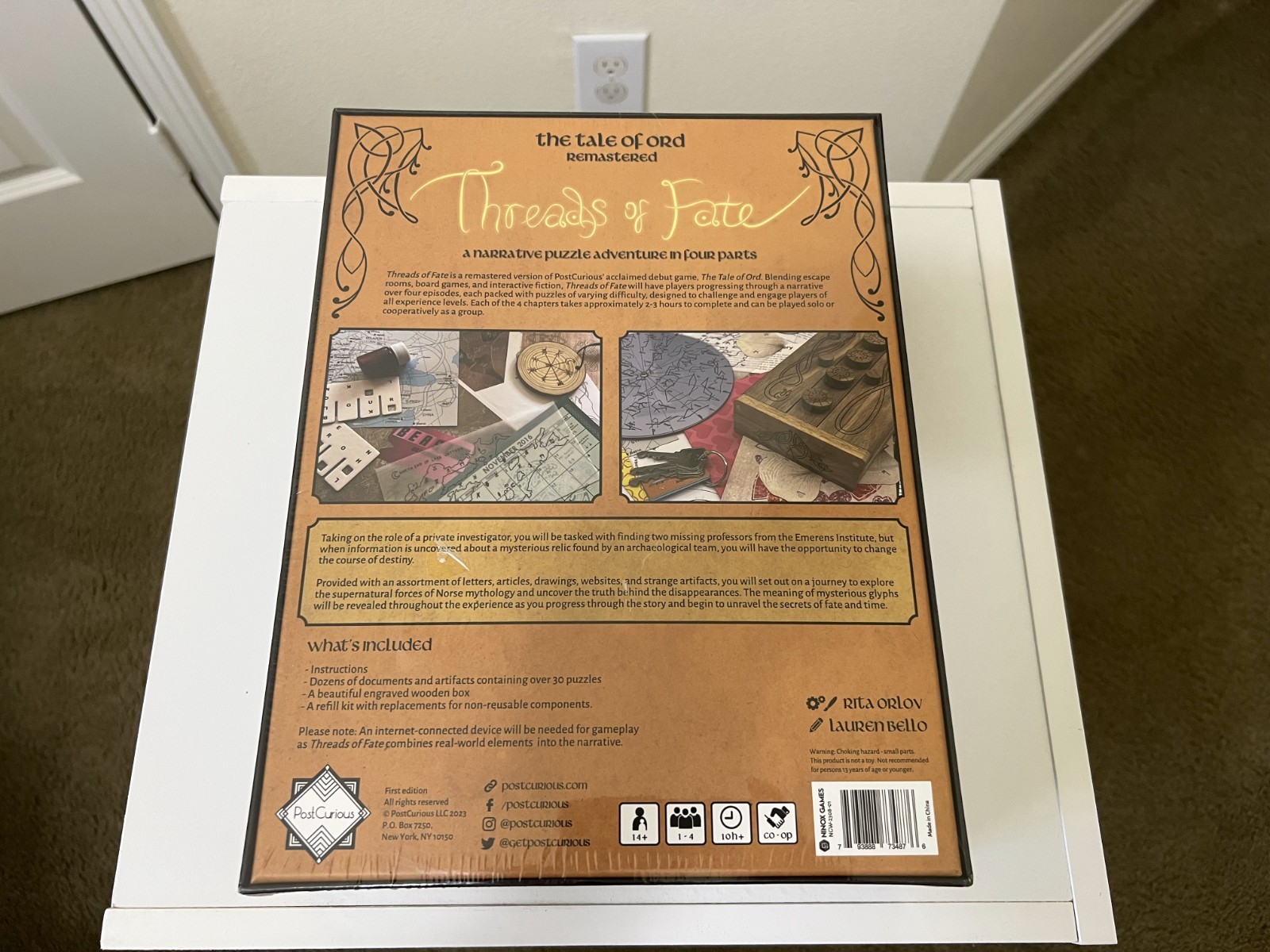 Threads of Fate Norse Puzzle Game Remastered PostCurious Tale of Ord, New Sealed